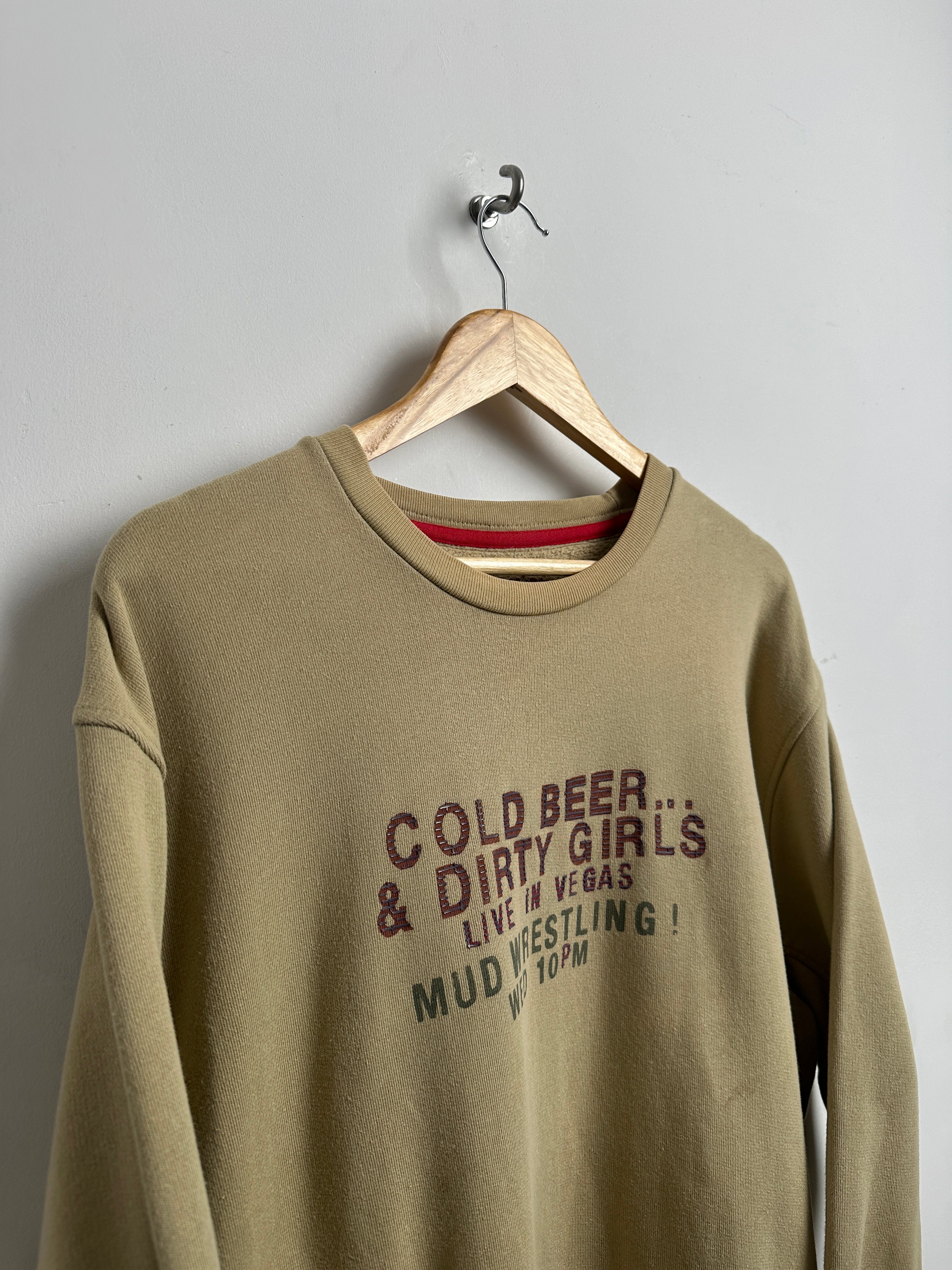 LEVIS graphic beige crewneck