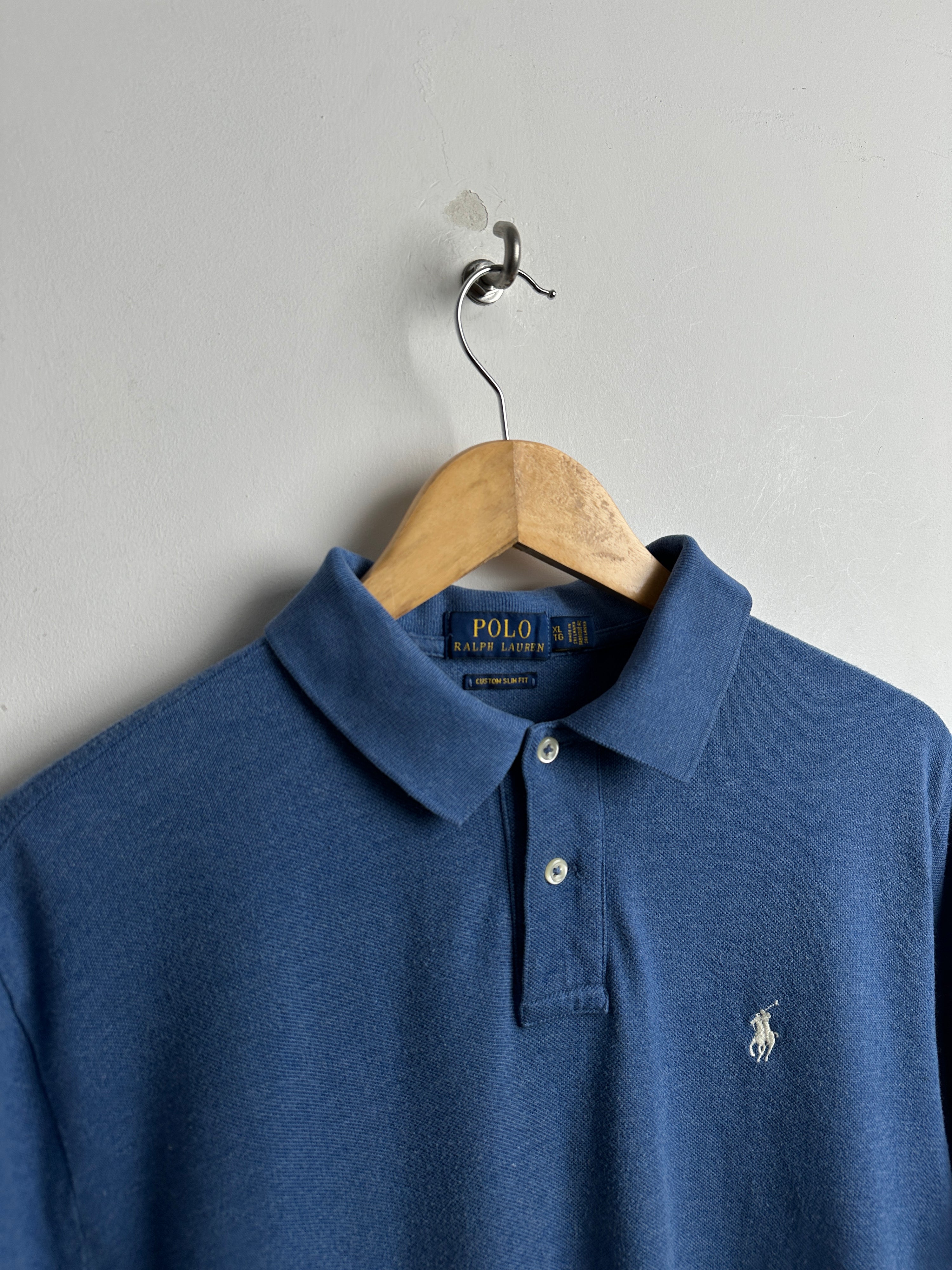 POLO RALPH LAUREN short-sleeve polo shirt in Light Blue