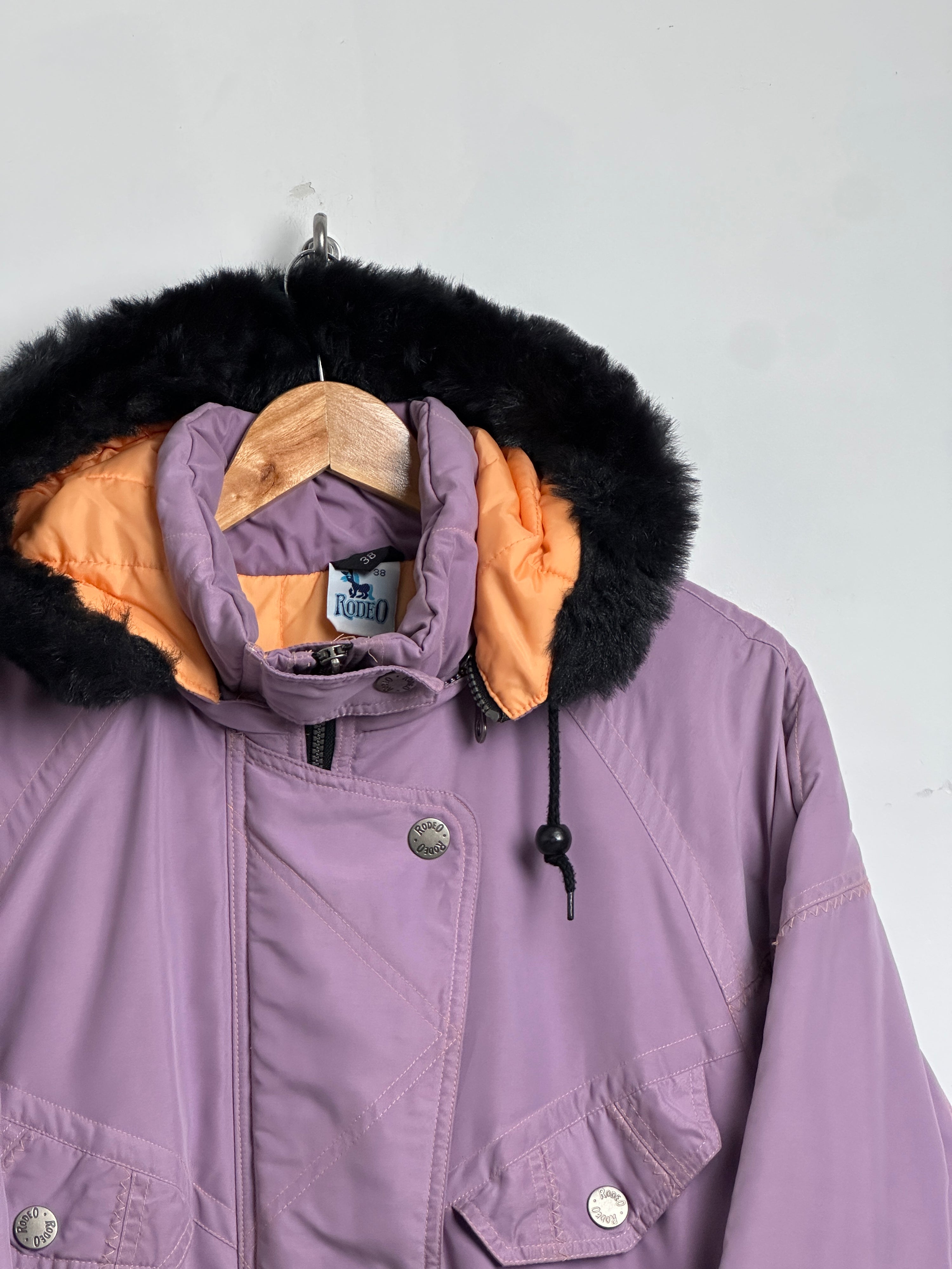 Vintage Heavy-Jacket in Purple