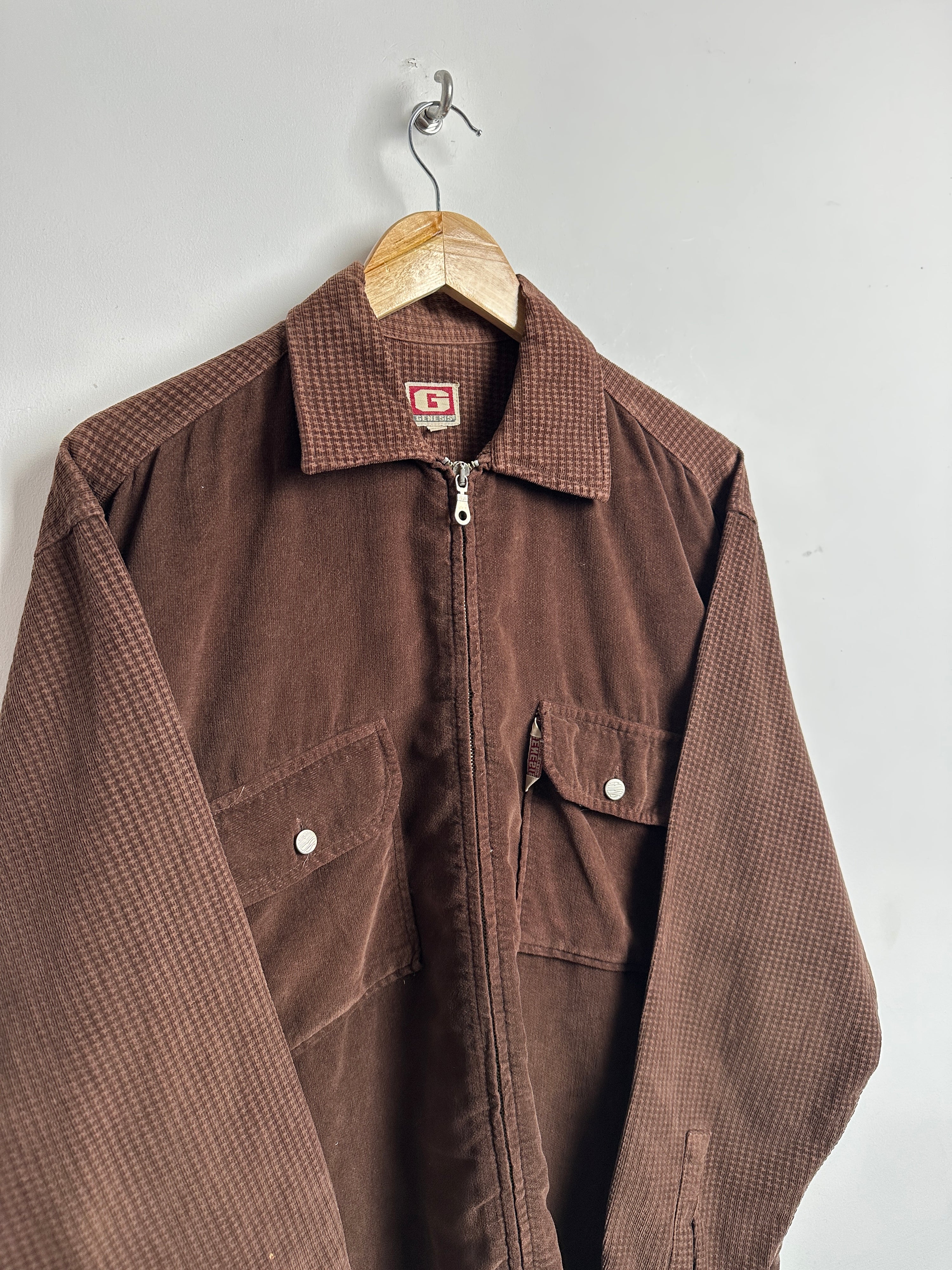 GENESIS Corduroy Brown Shirt