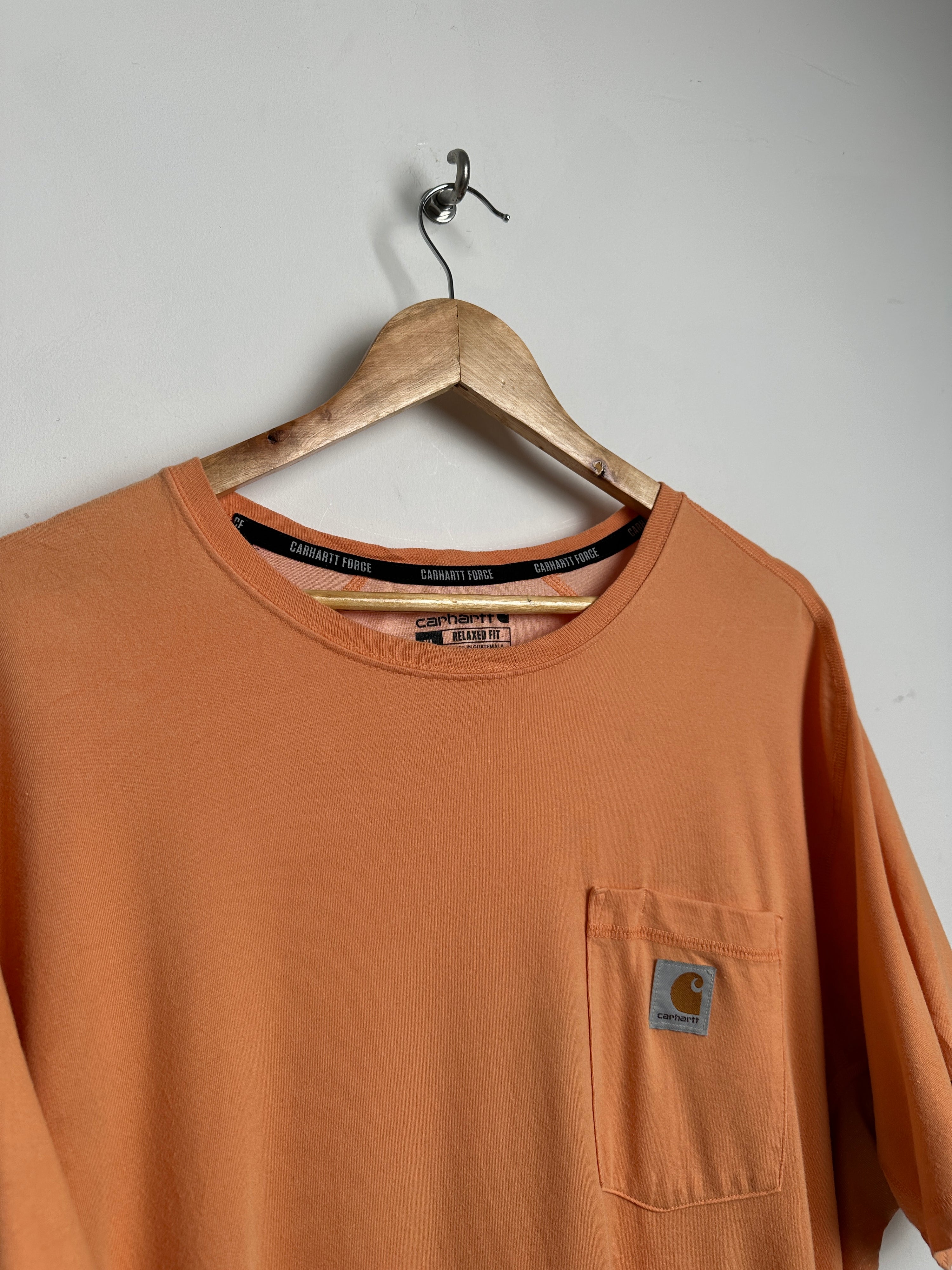 Carhartt tee in light orange - thrift.mt