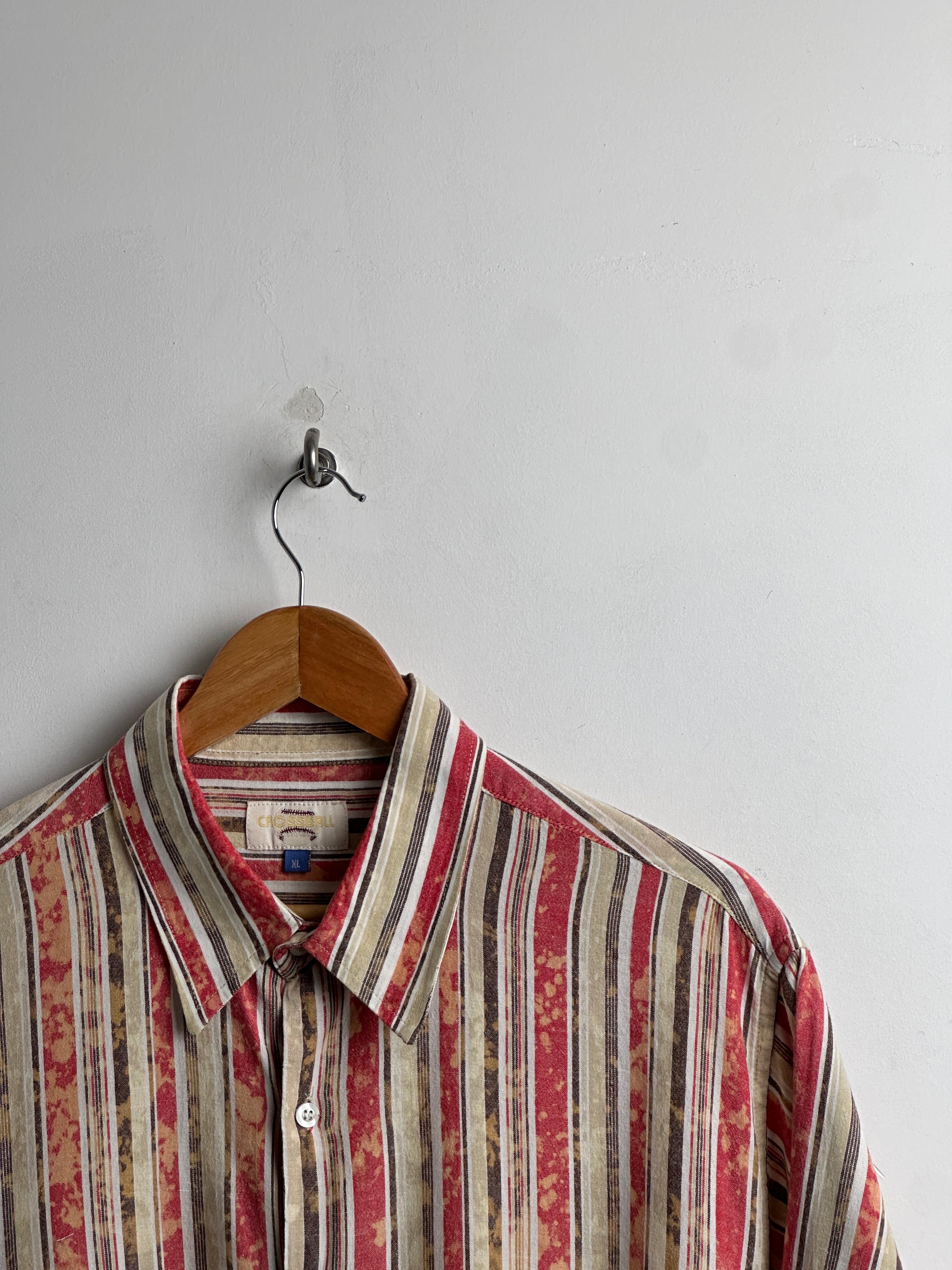 CROSSBALL cotton short sleeve shirt
