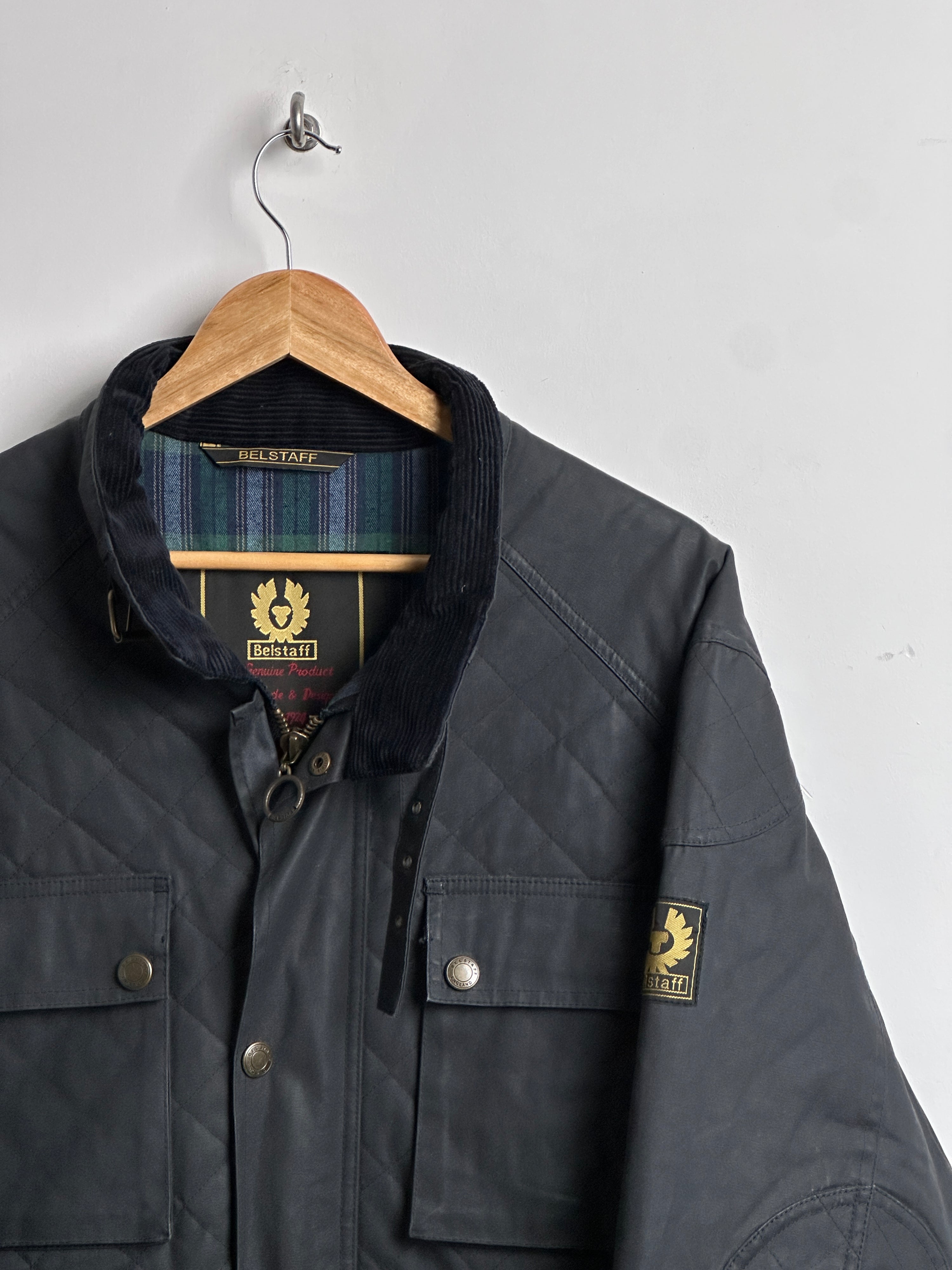 Belstaff waxed jacket in blue