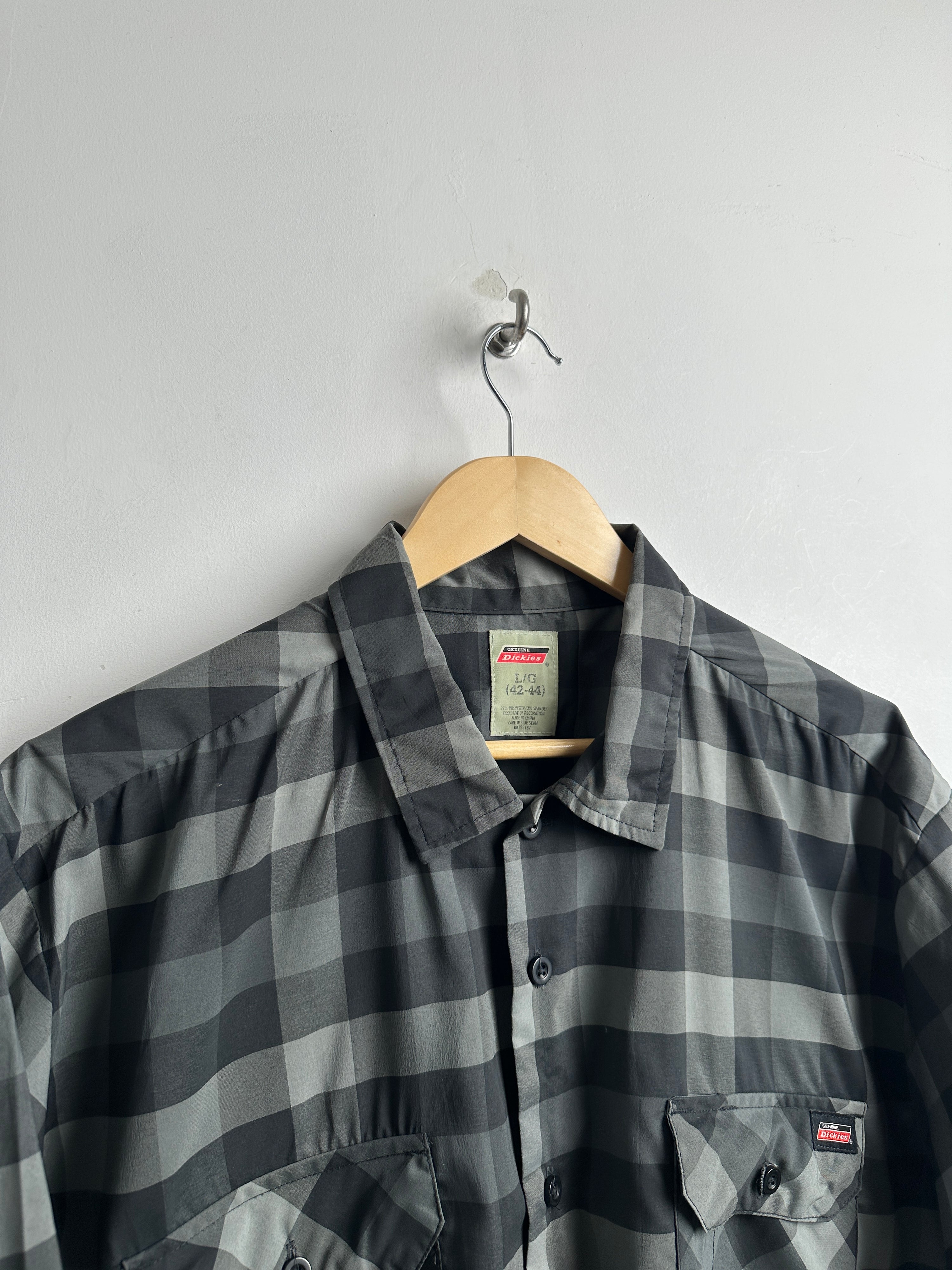 DICKIES Checked Shirt in black