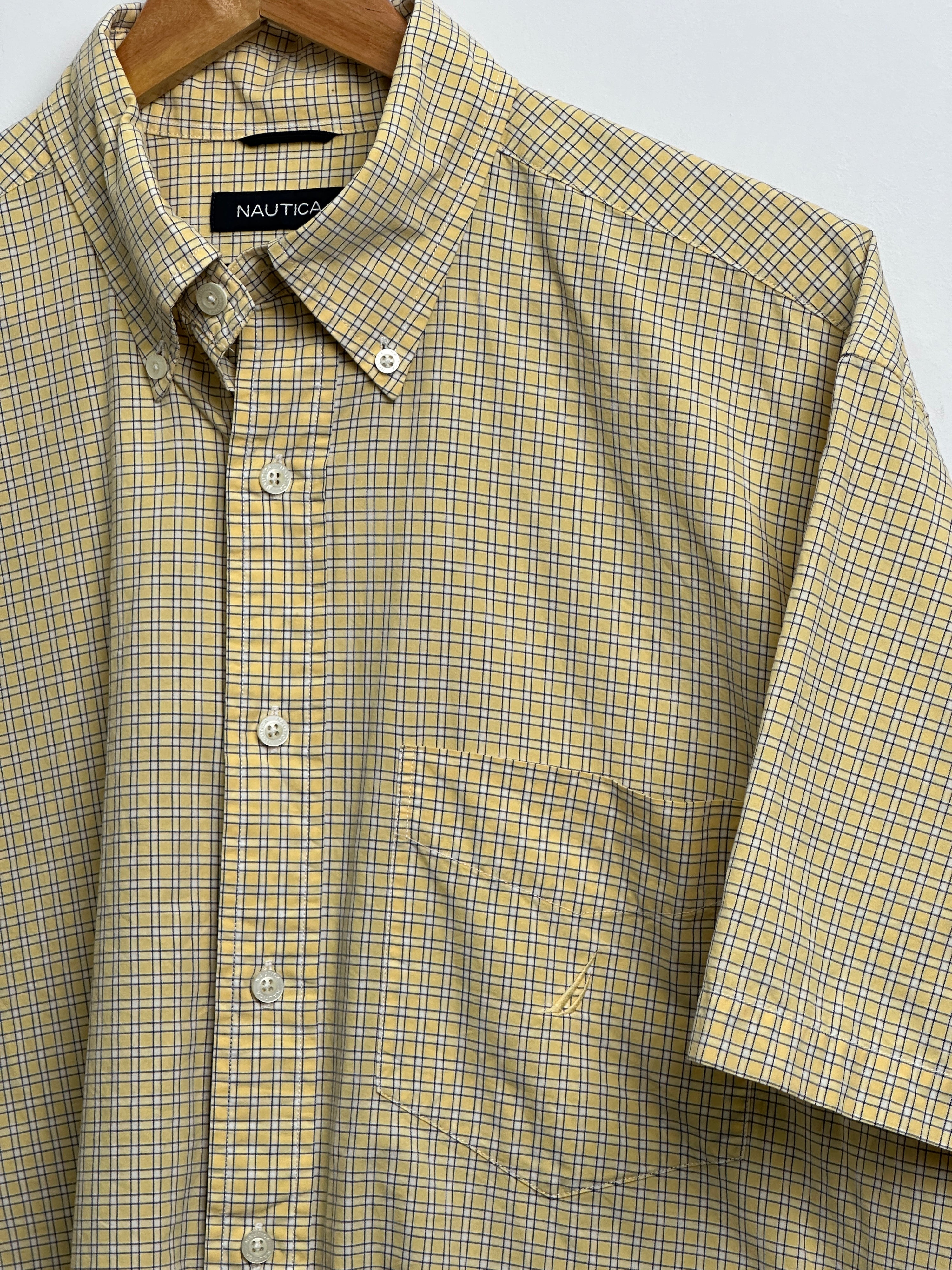 NAUTICA short-sleeve shirt in yellow