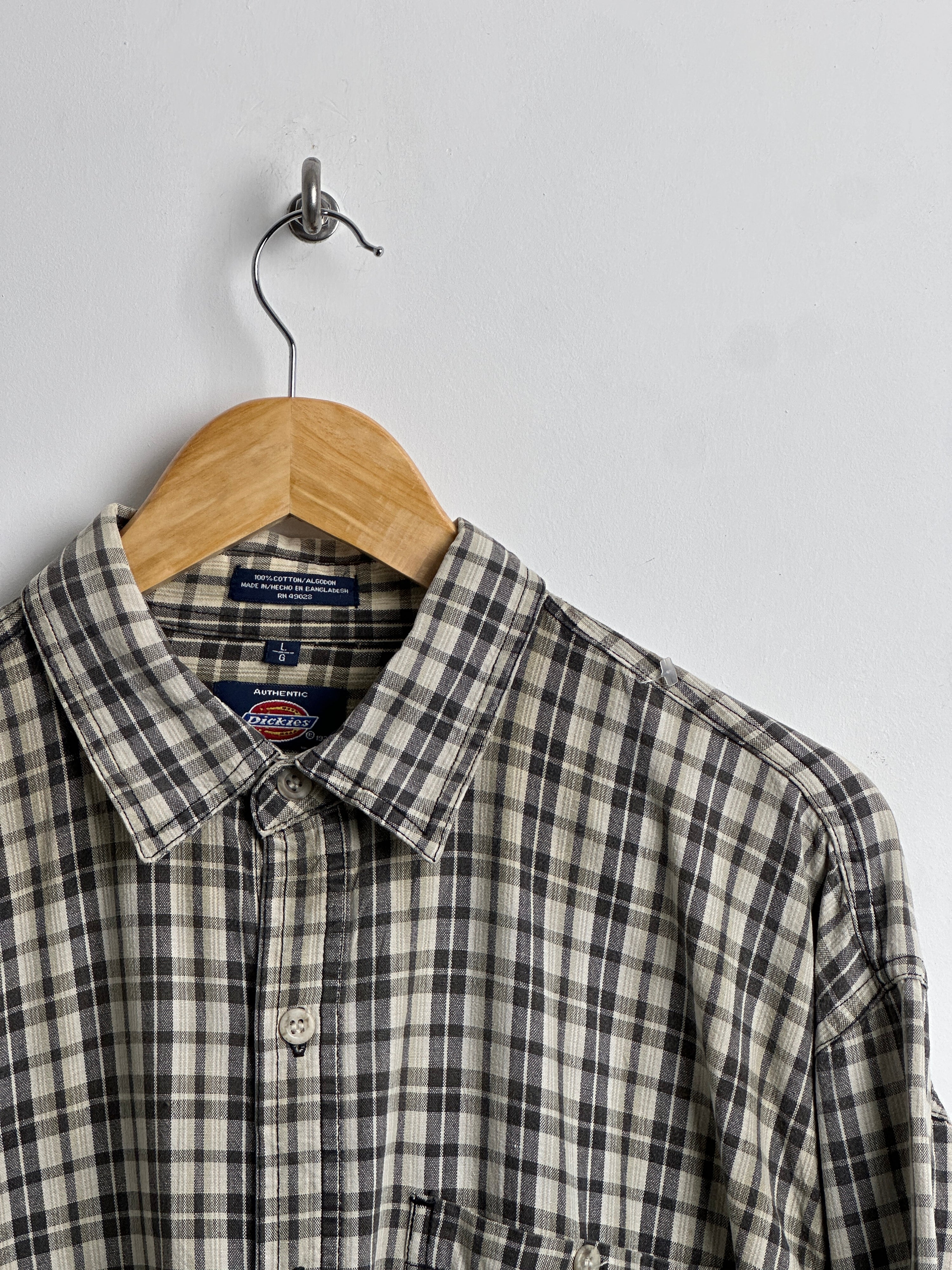 Dickies plaid long sleeve shirt