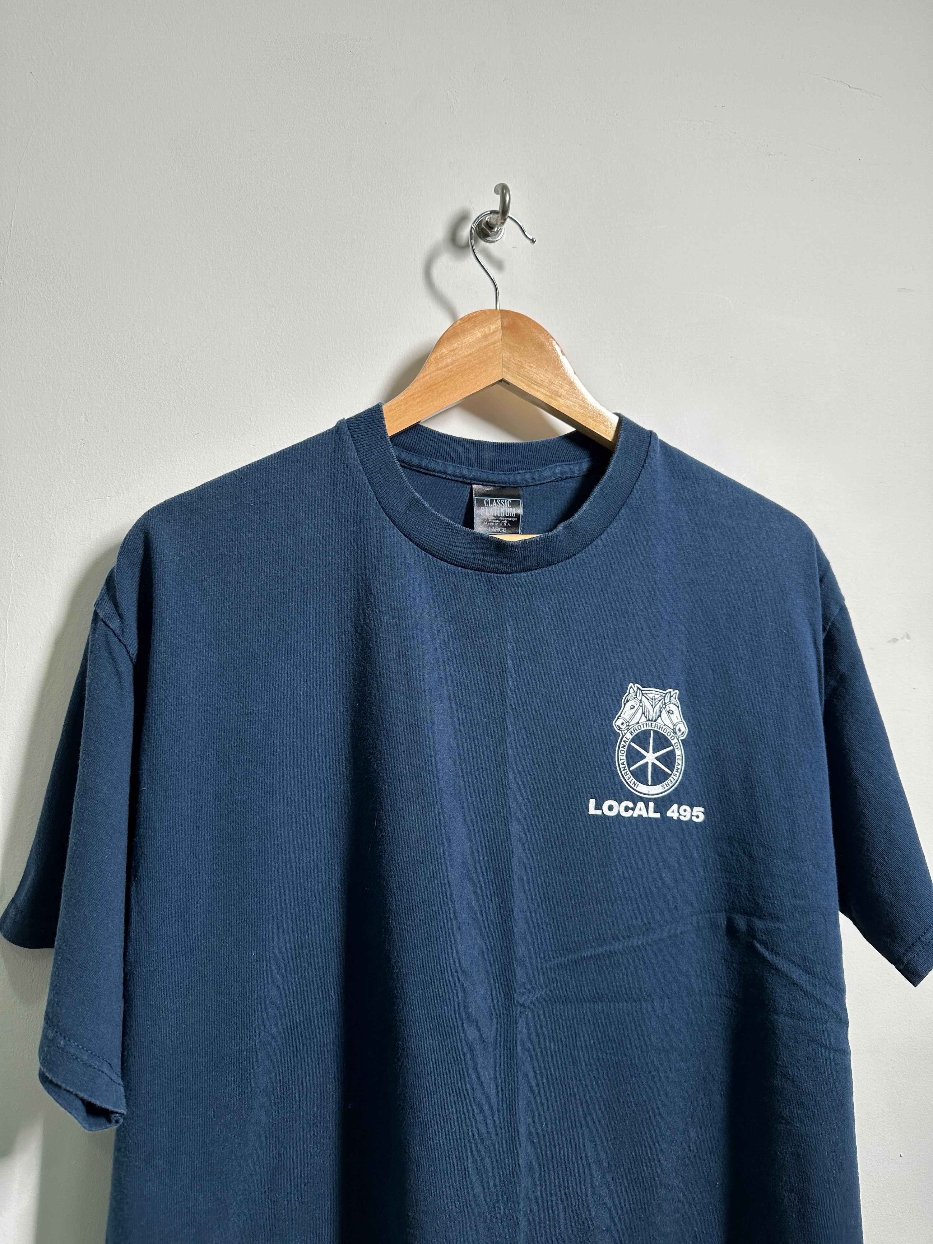 American Heritage Union Pride tee in blue