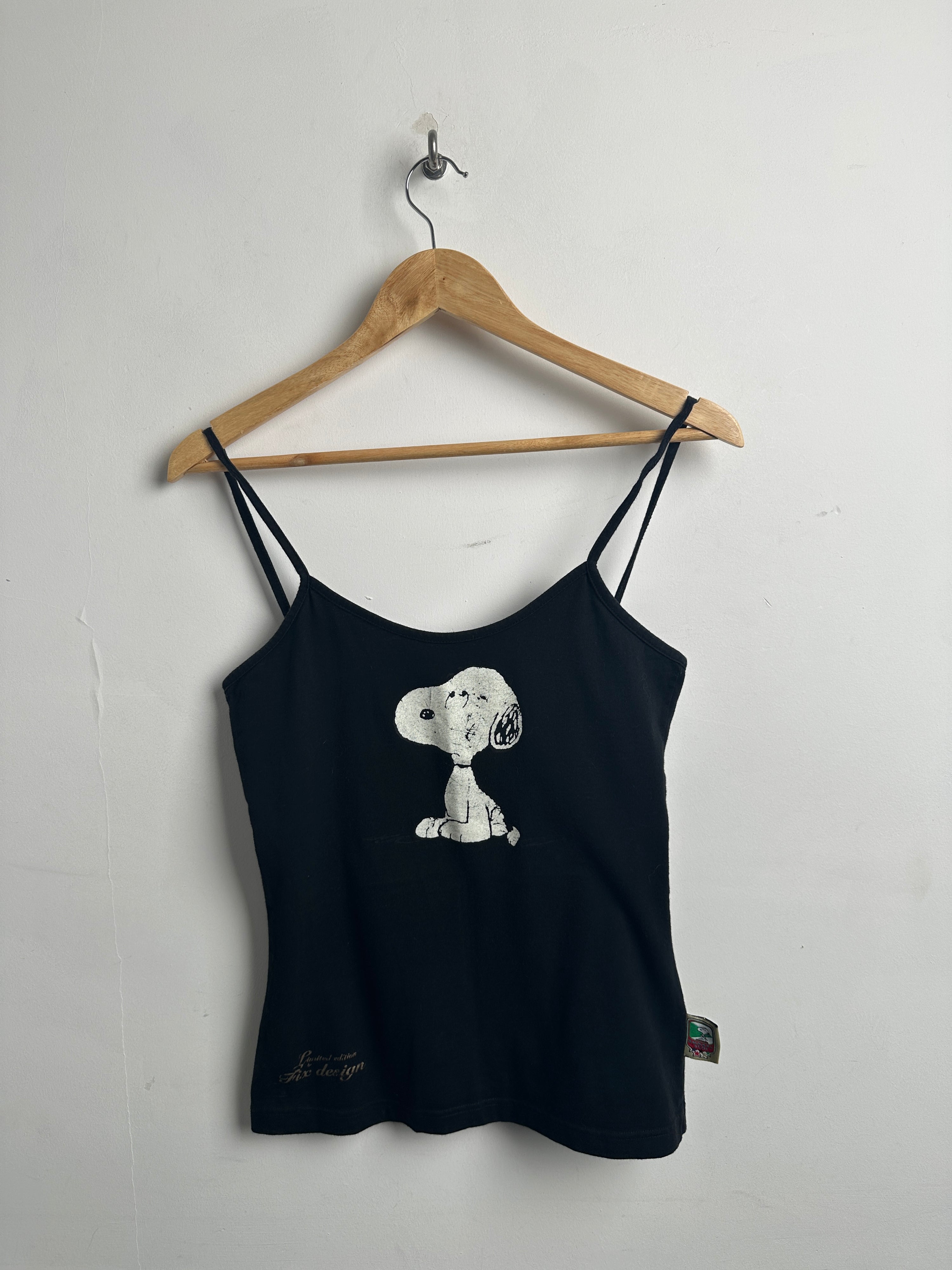 SNOOPY top in black