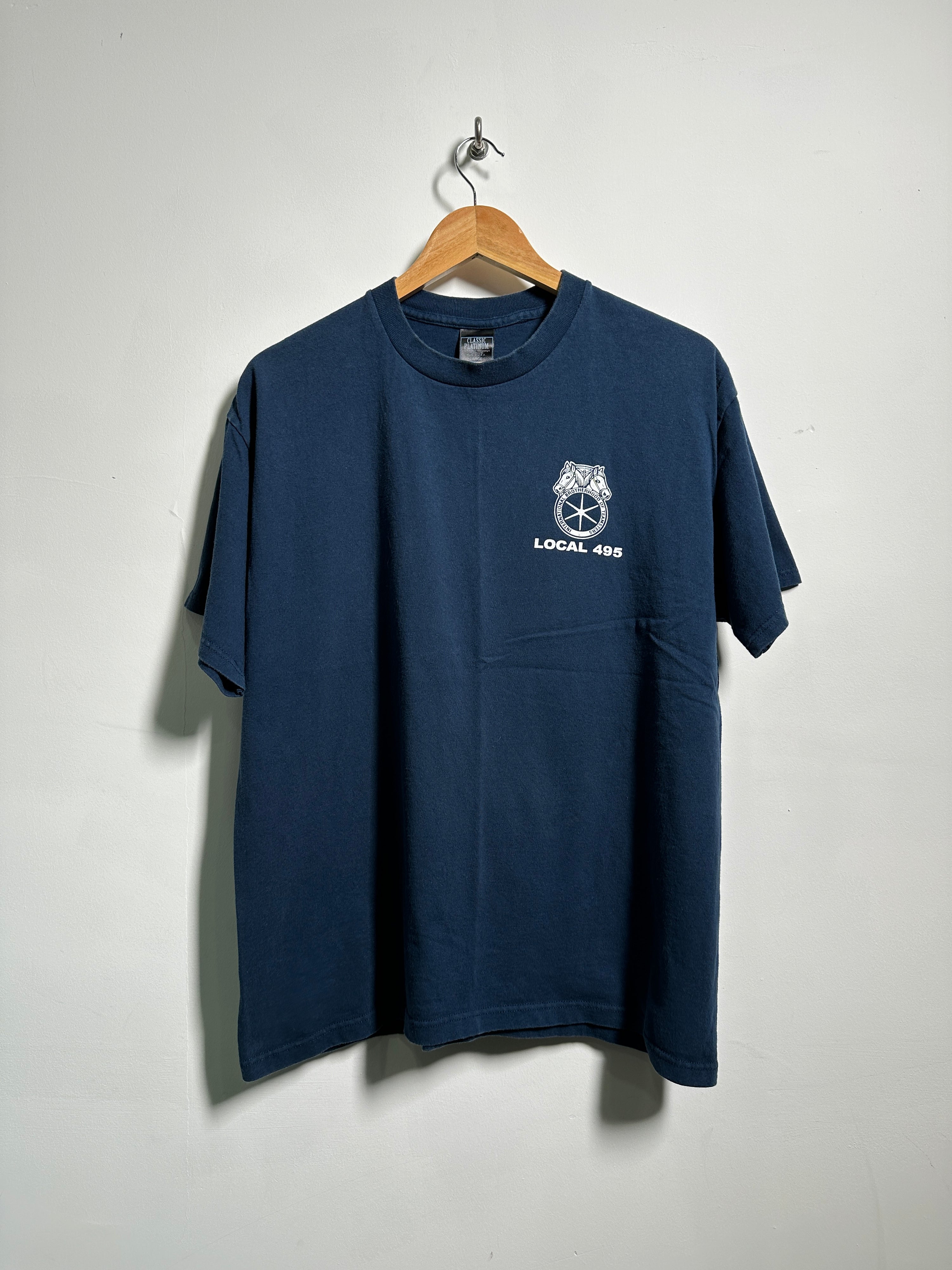 American Heritage Union Pride tee in blue