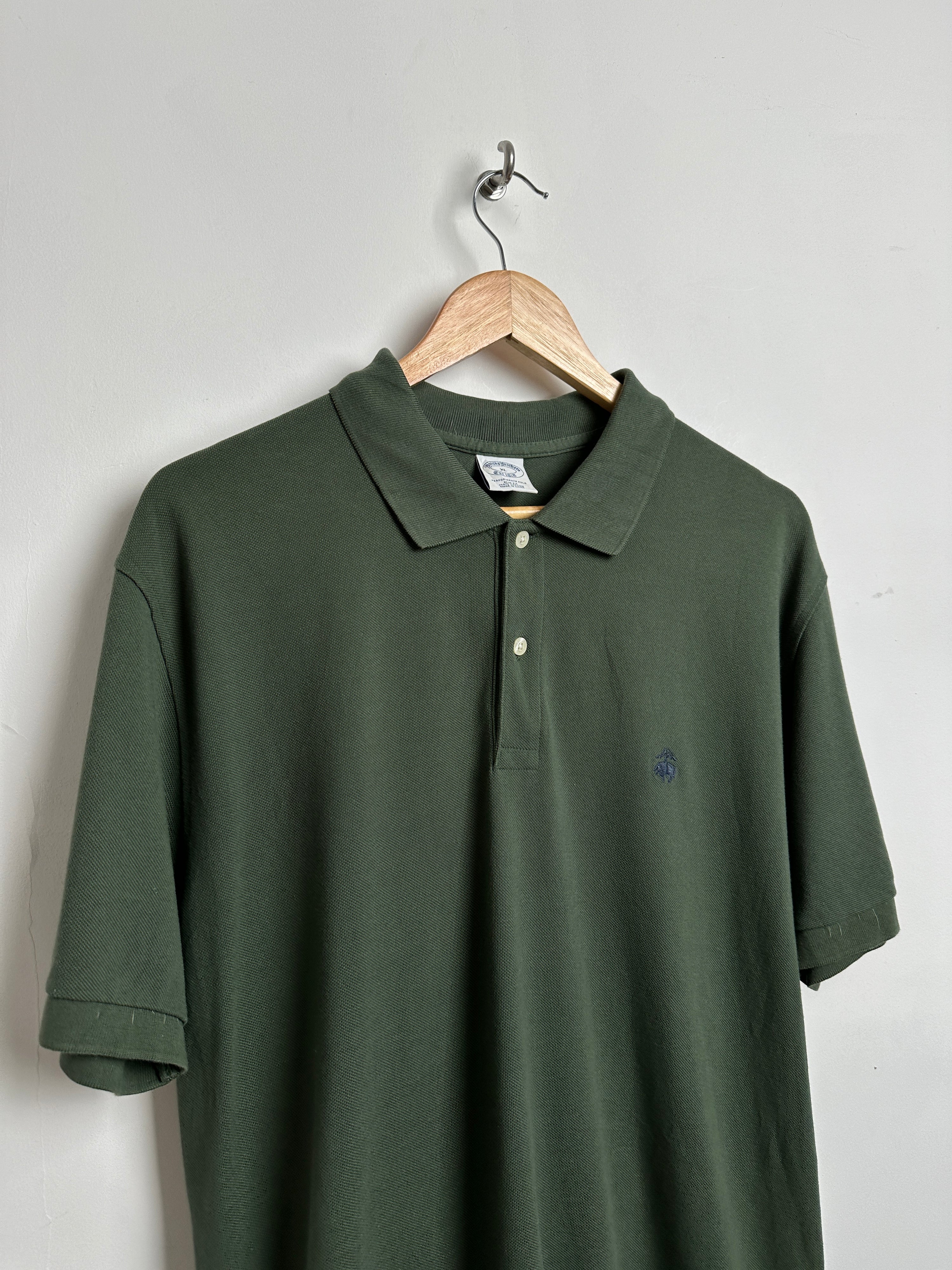 Vintage Brooks Brothers short-sleeve polo in green