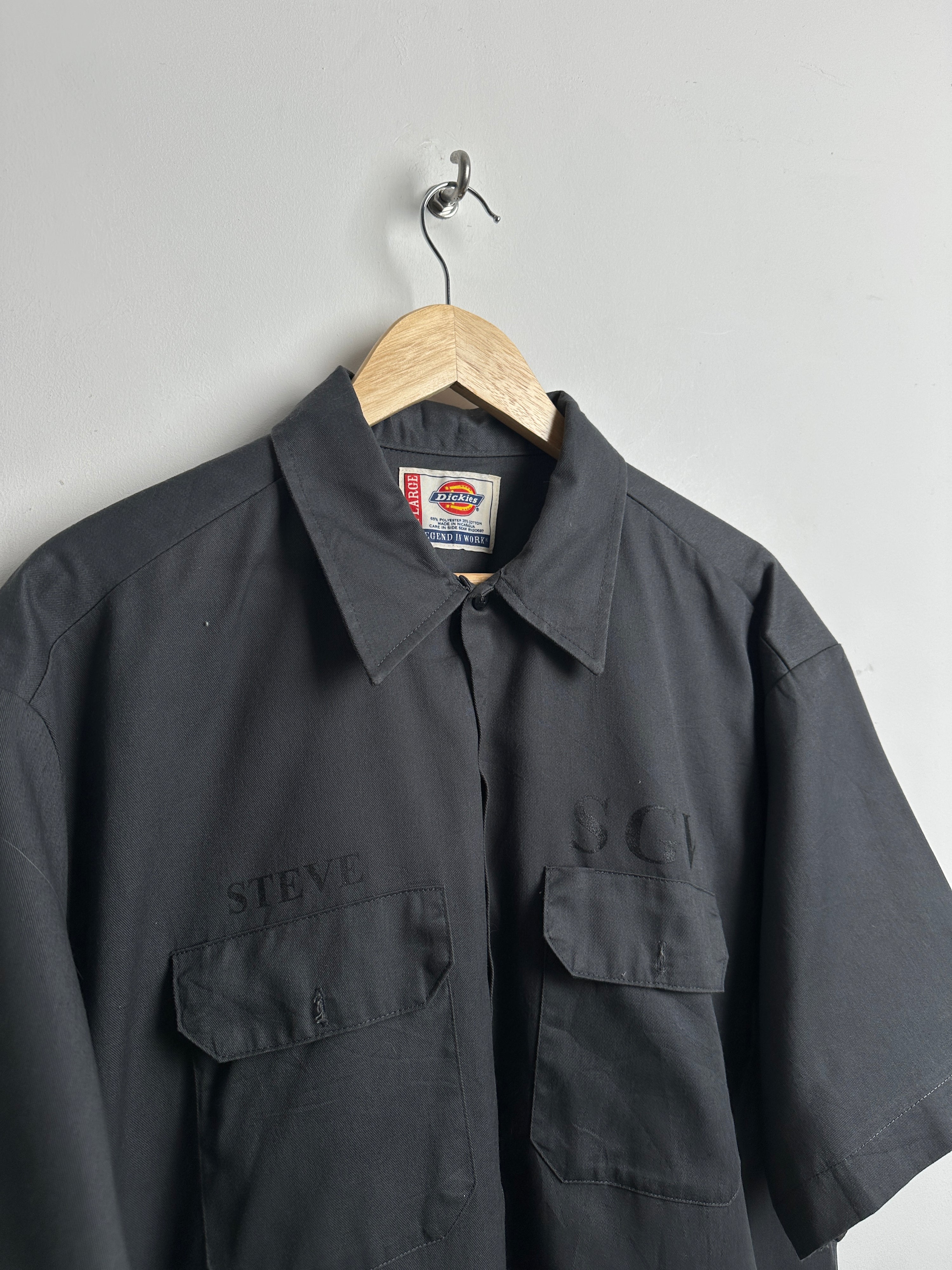 Dickies button up grey tee