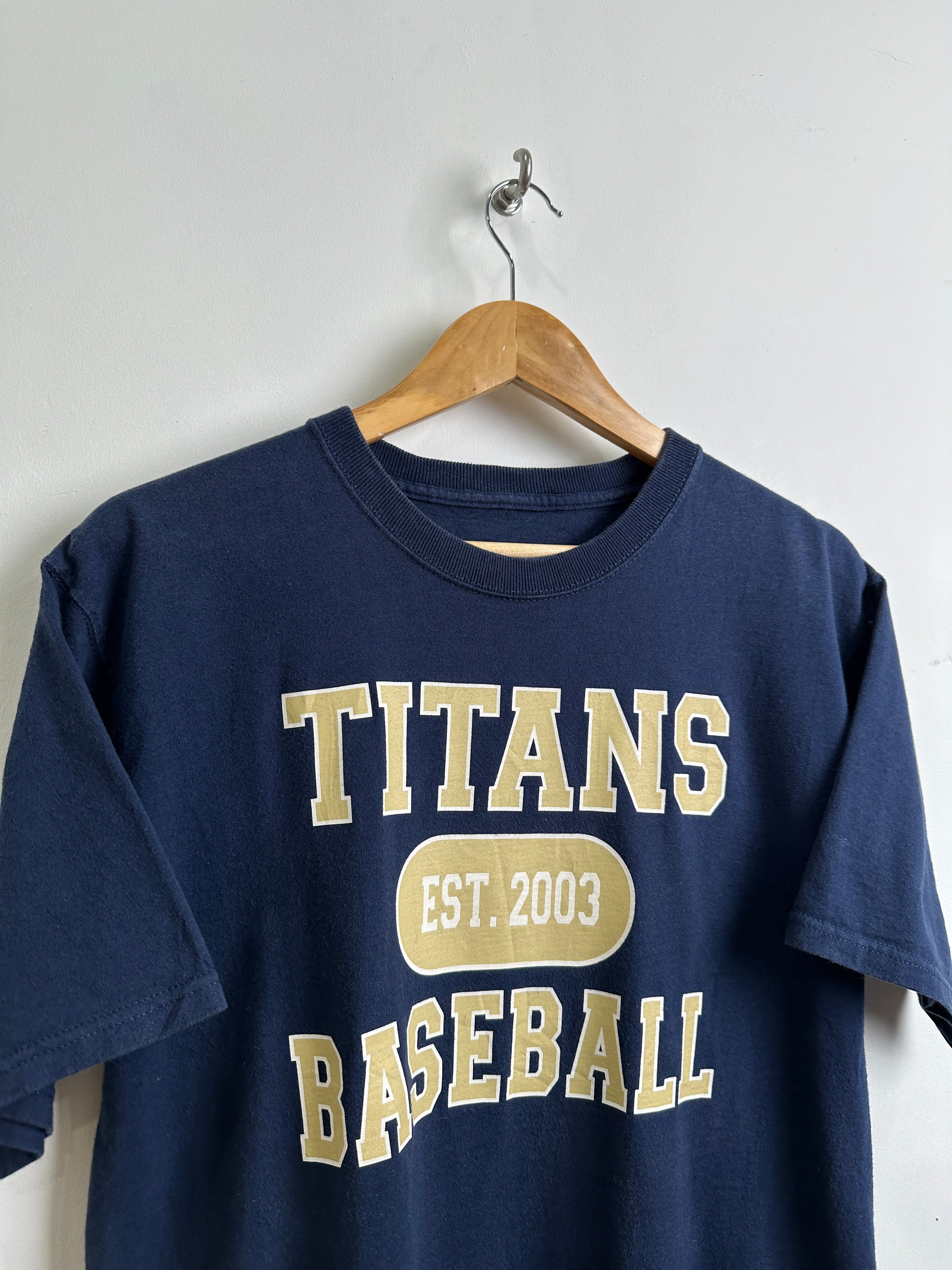 Titans Baseball tee in blue