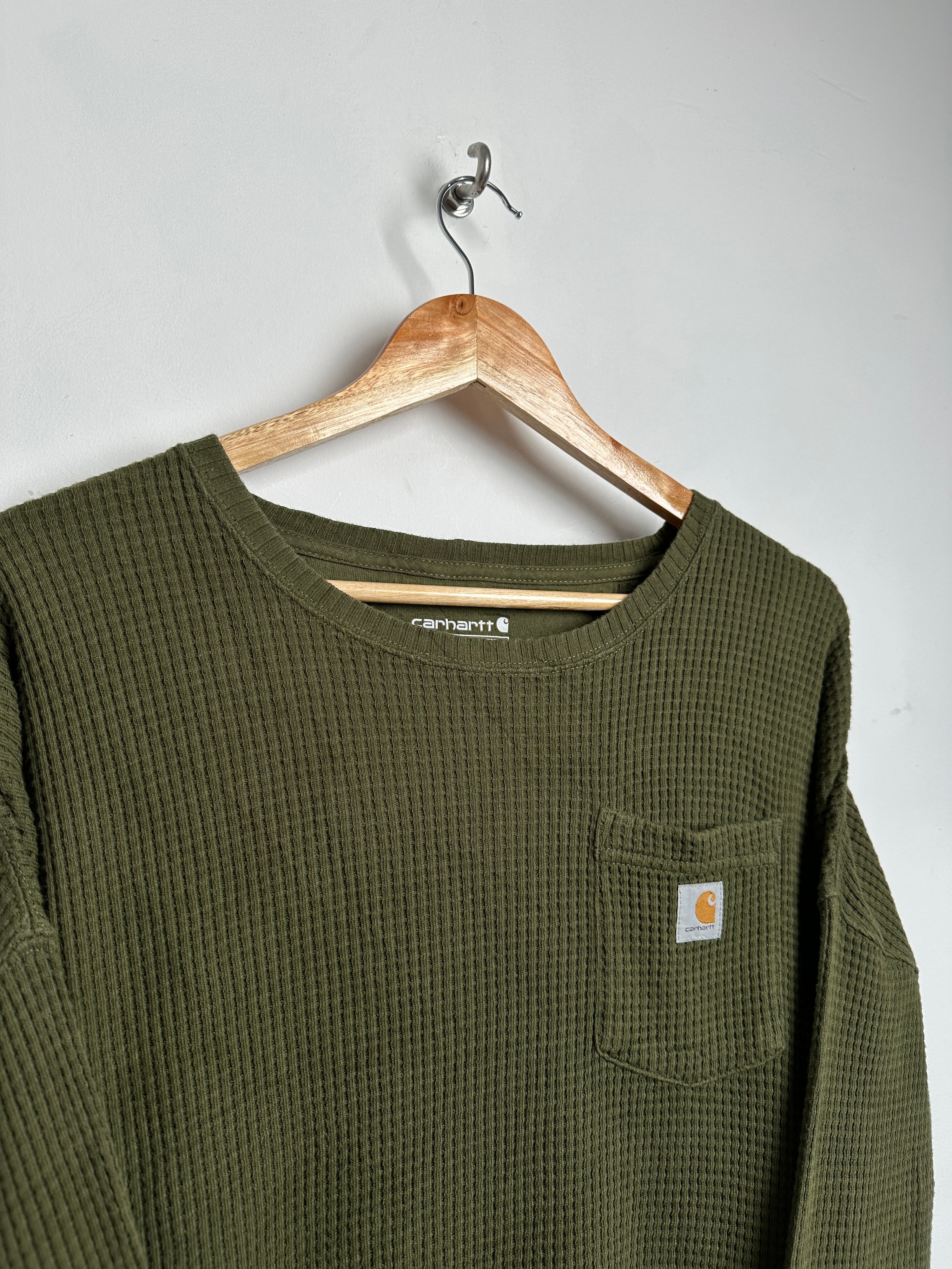 Carhartt olive green long sleeve - thrift.mt