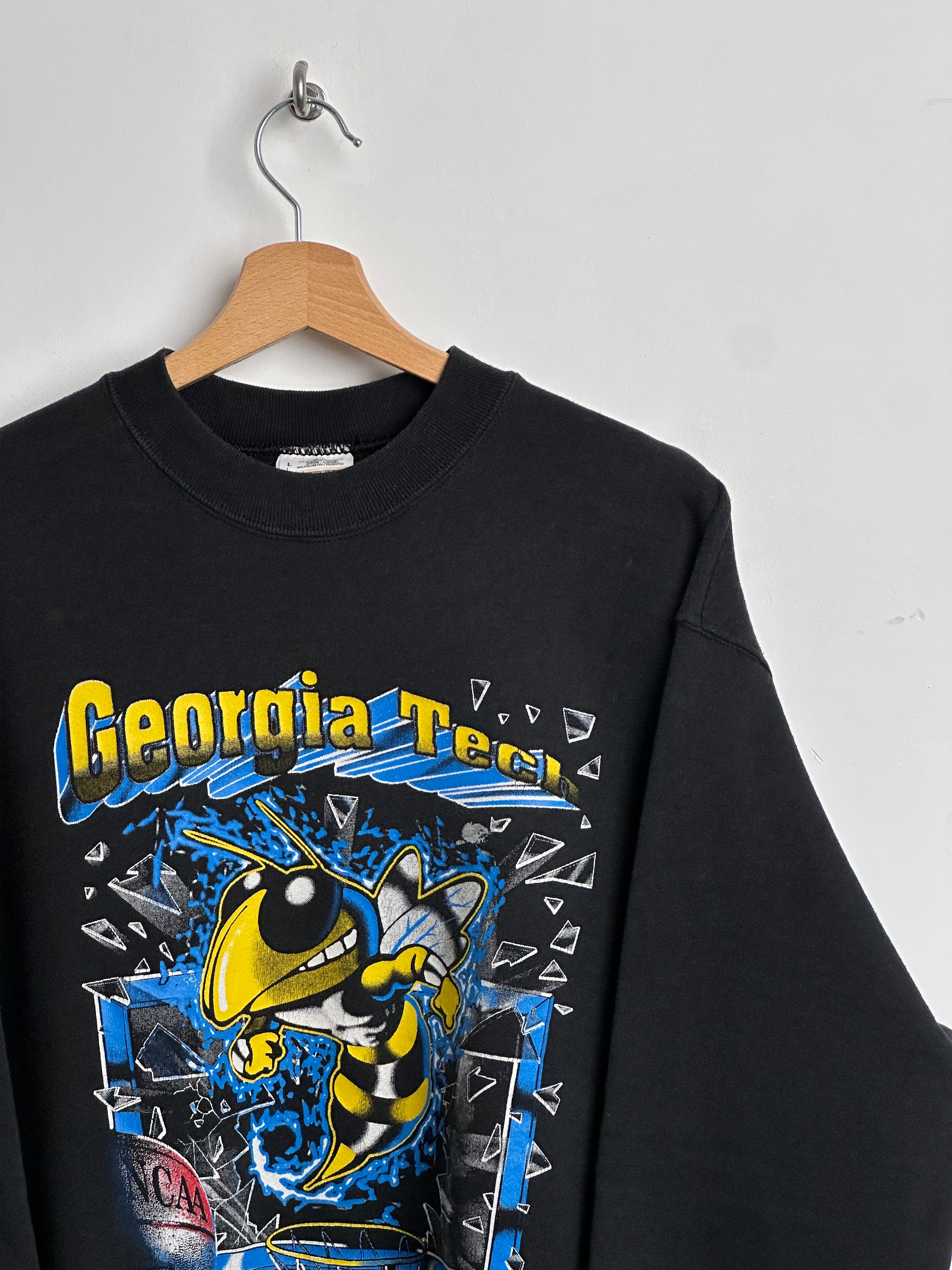 Georgia Tech crew neck in black