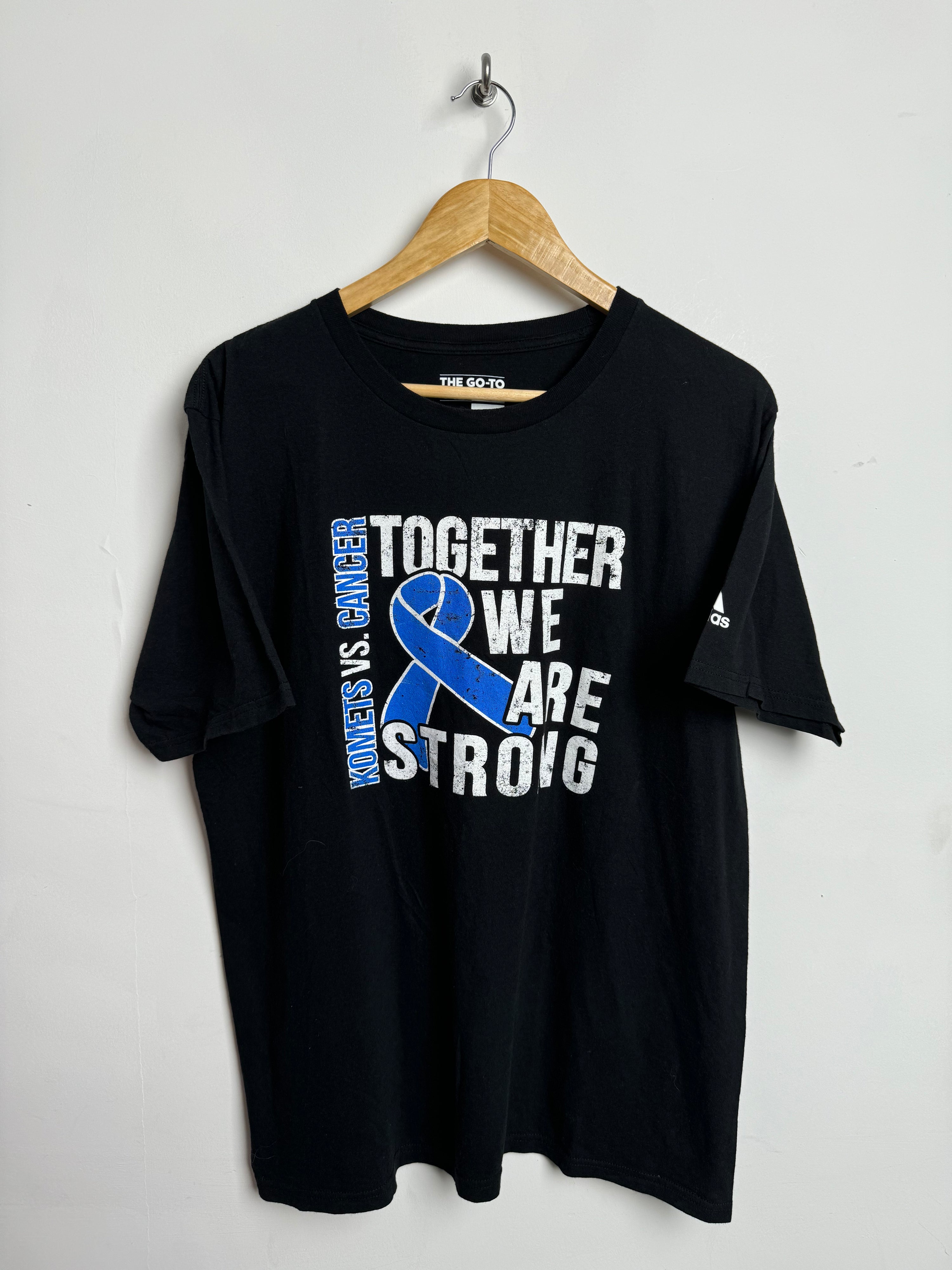 ADIDAS Komets 'together we are stronger' tee in black