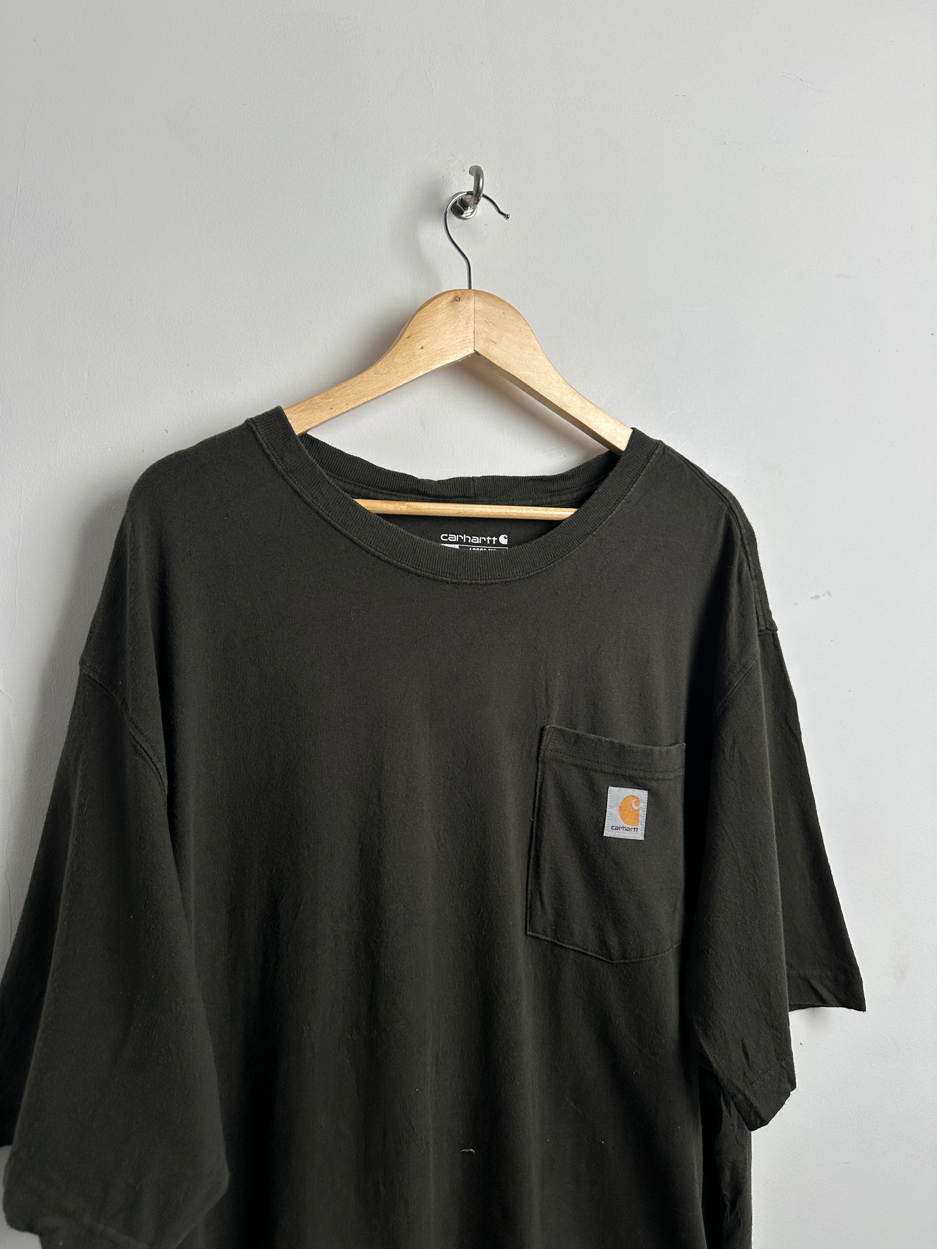 Carhartt oversized dark green tee - thrift.mt