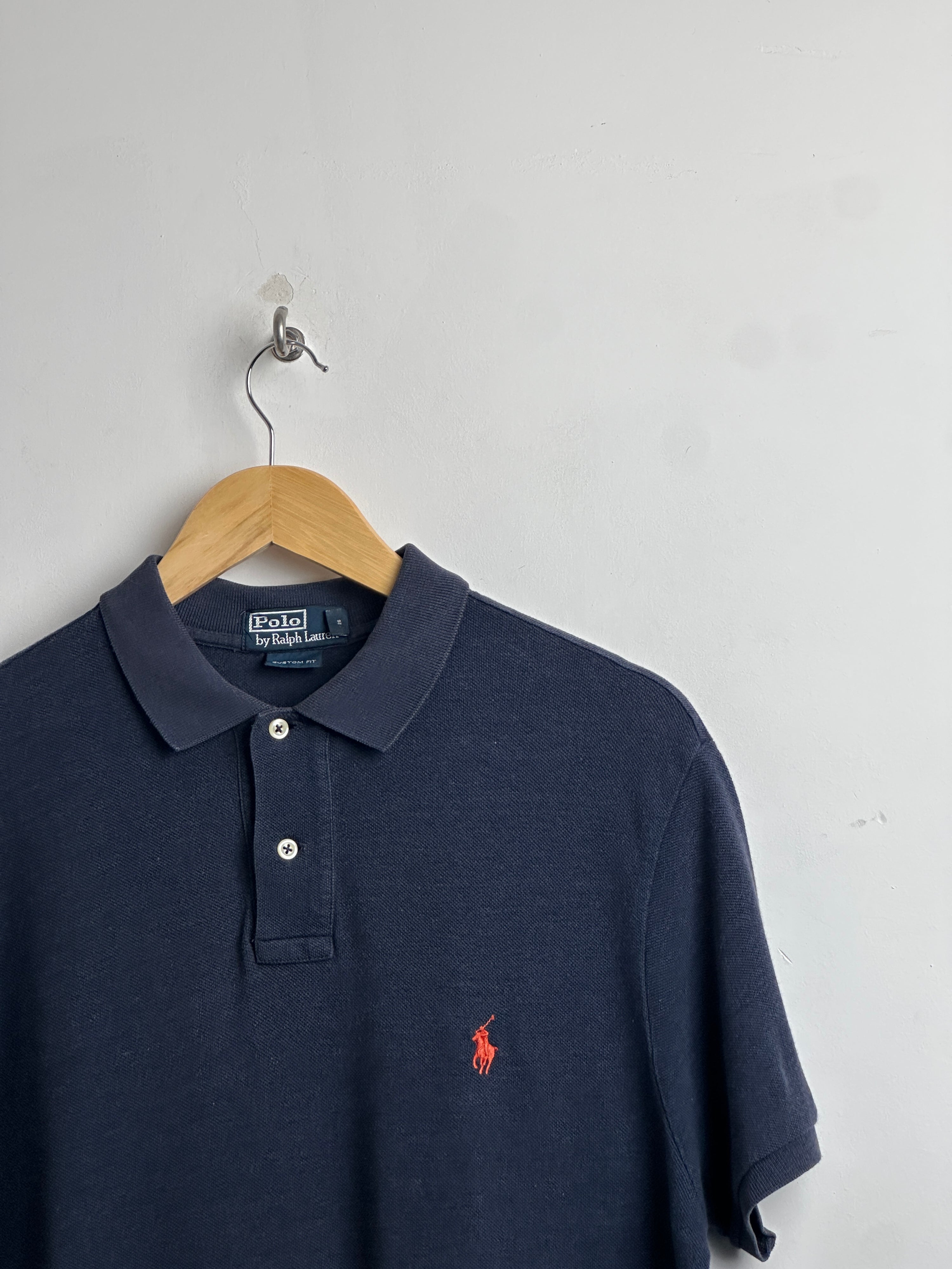 POLO BY RALPH LAUREN short sleeved shirt in navy