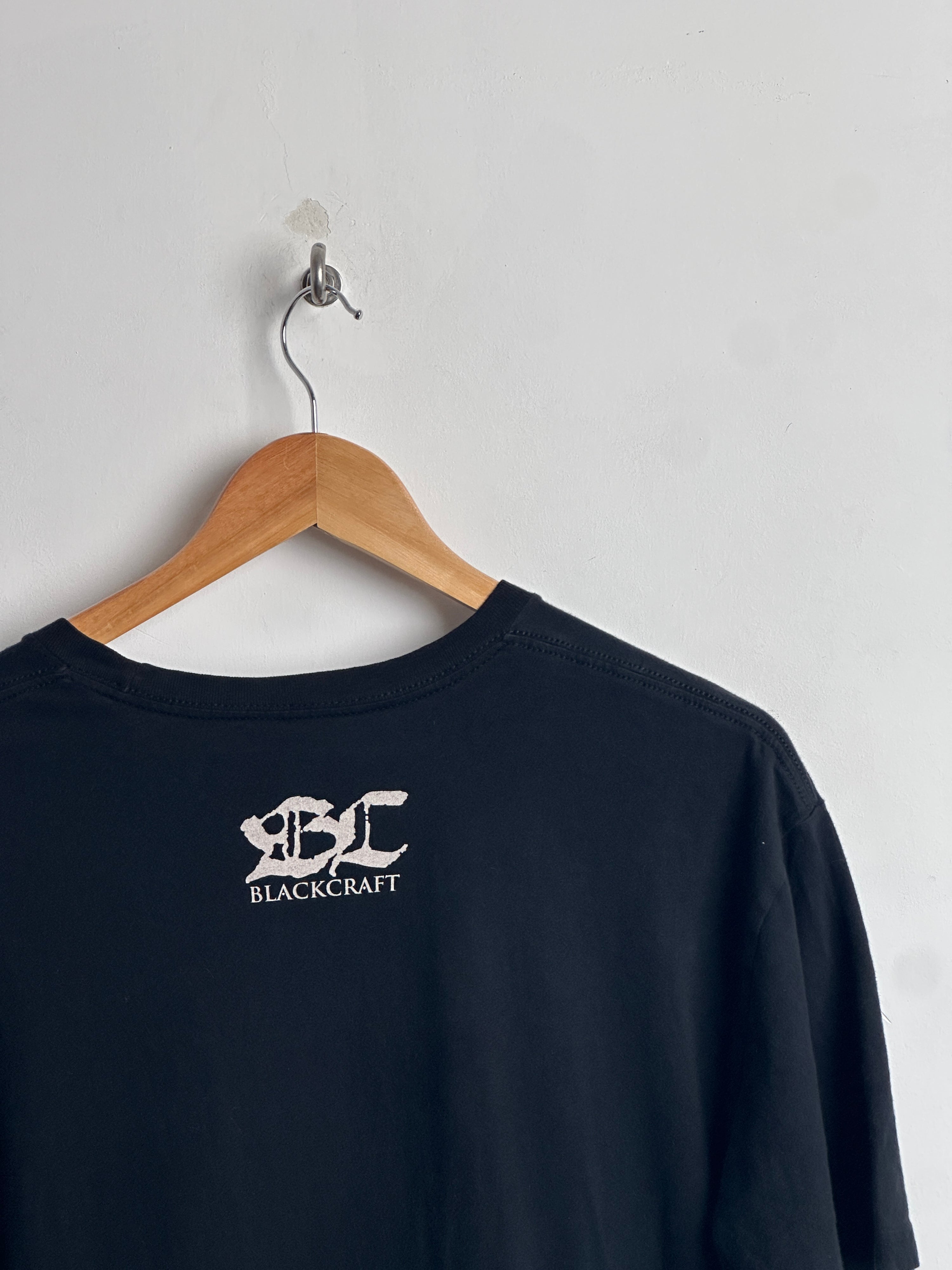 BLACK CRAFT end of days graphic short-sleeve tee in black