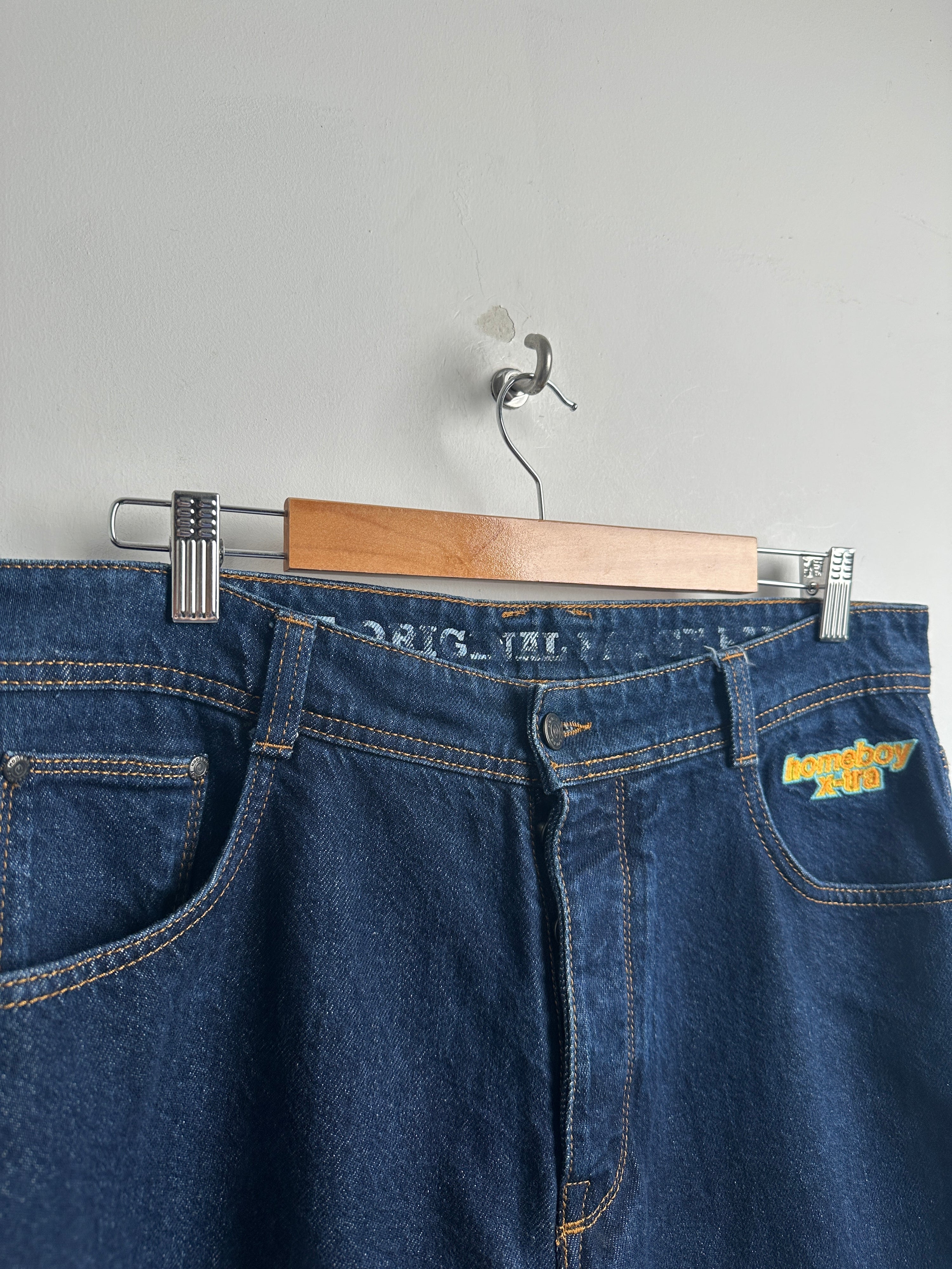 HOME BOY jorts in blue