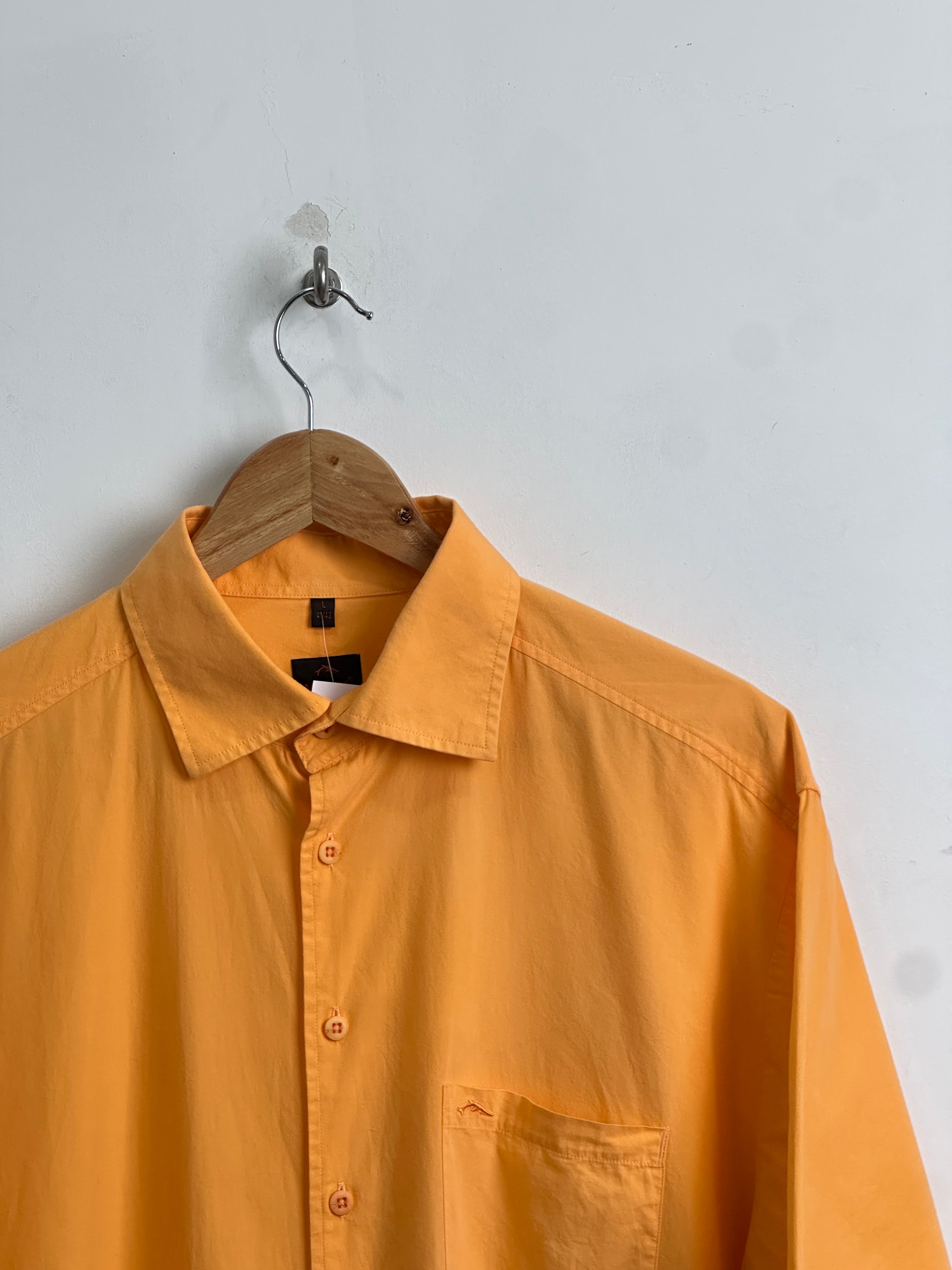 MCKAY short-sleeve shirt in light orange