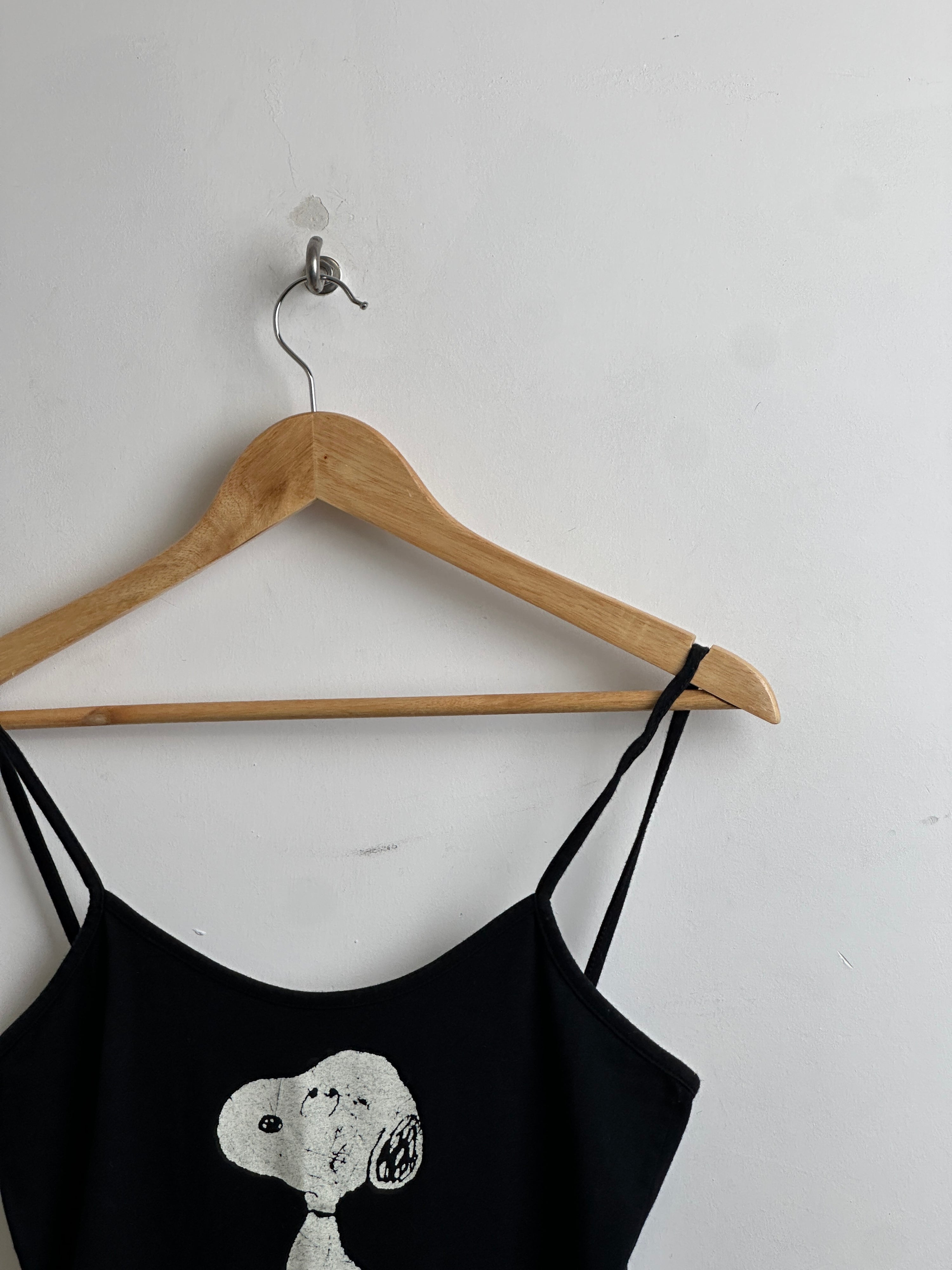 SNOOPY top in black