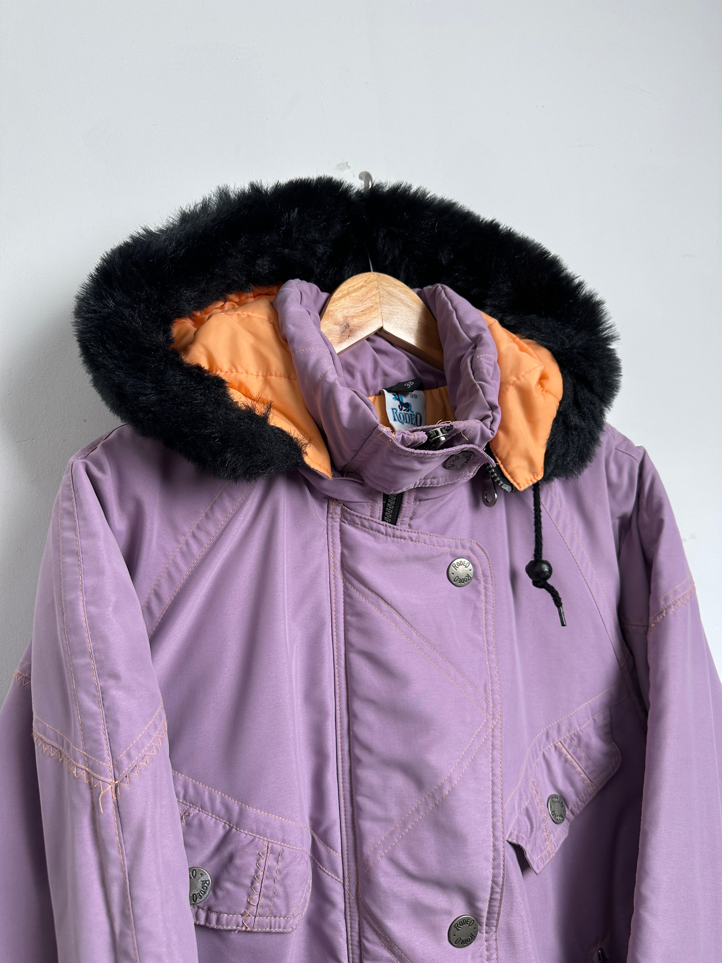 Vintage Heavy-Jacket in Purple