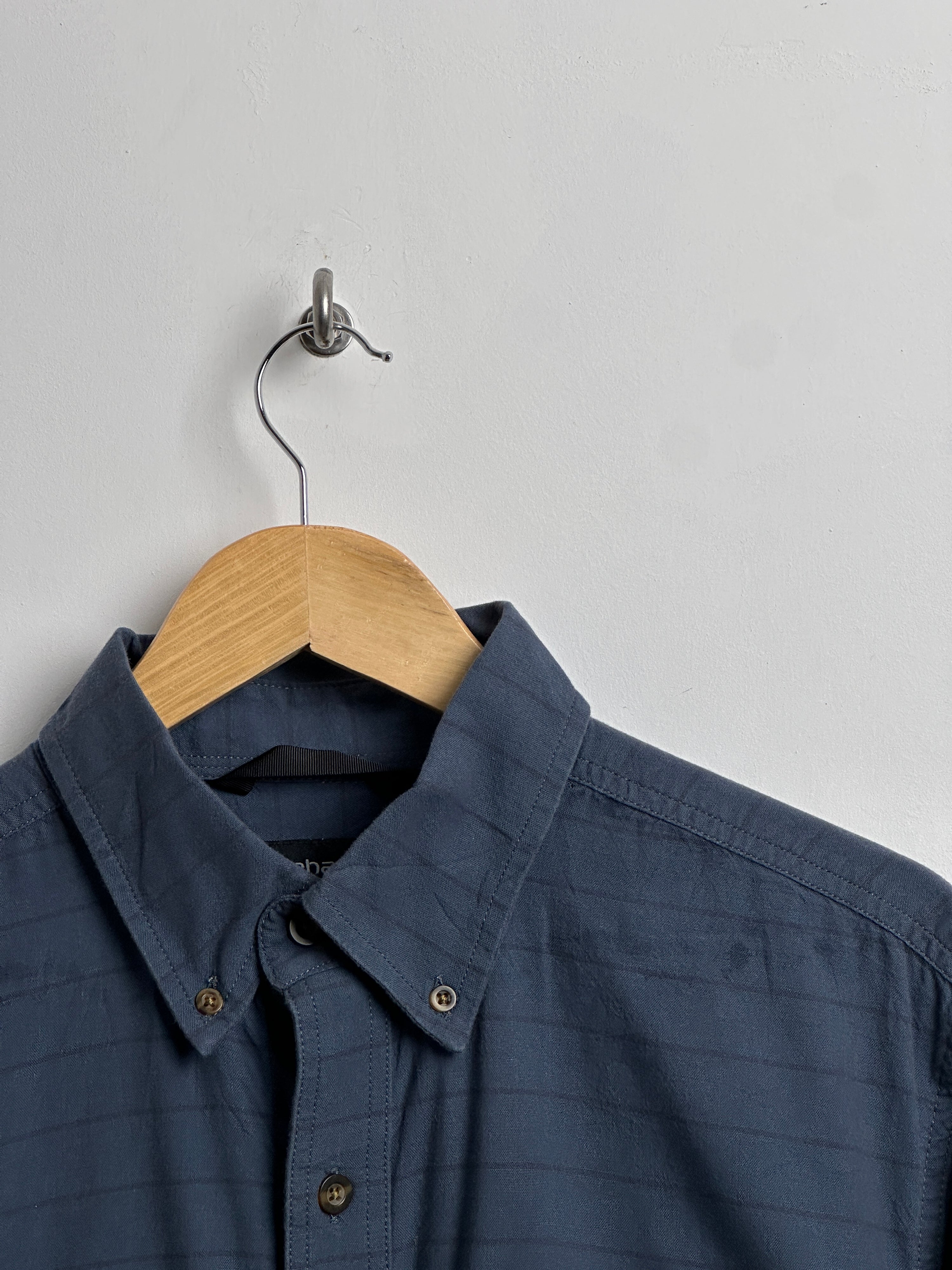 Carhartt blue button up tee