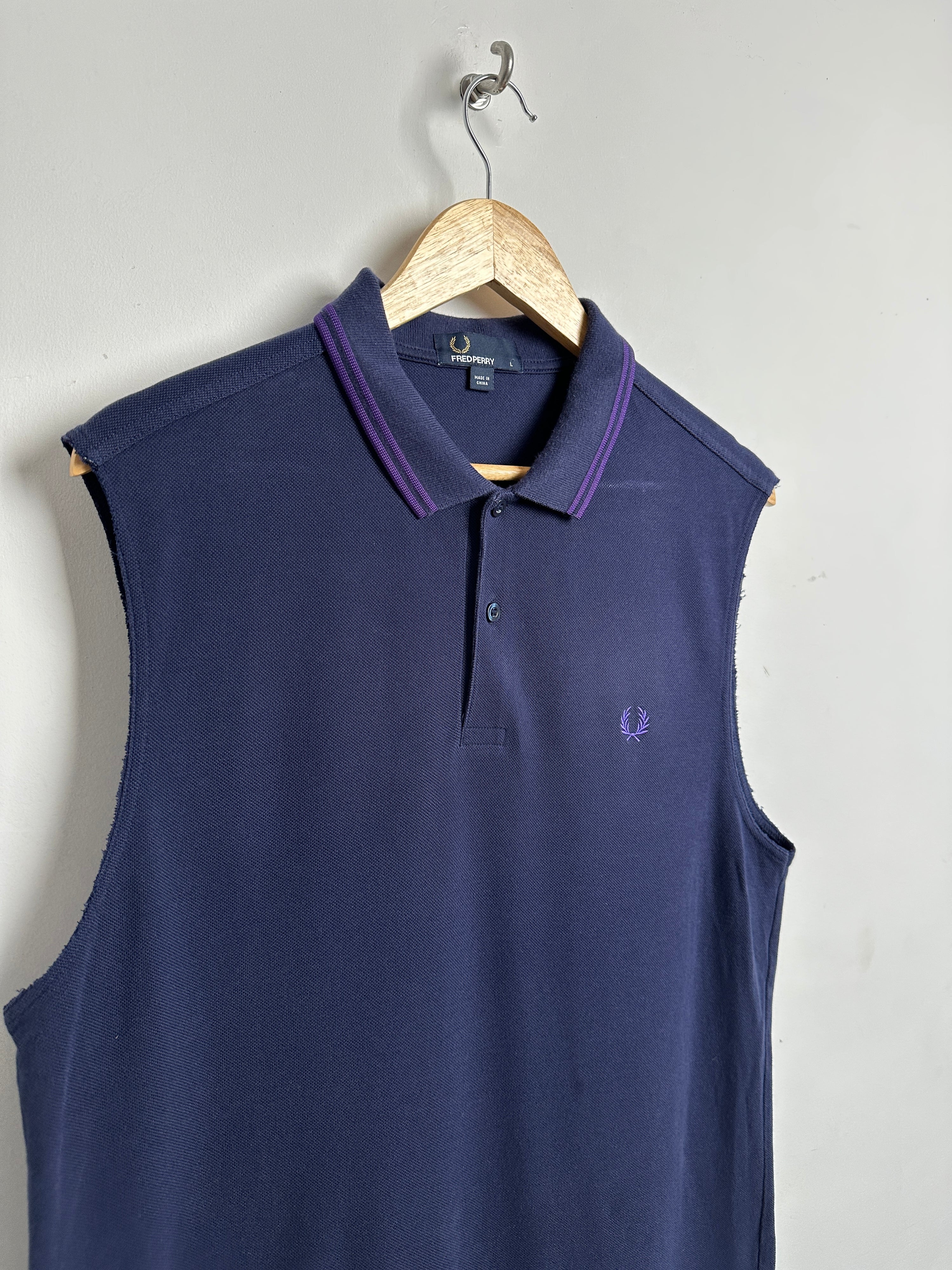 FRED PERRY Sleeveless Polo Shirt