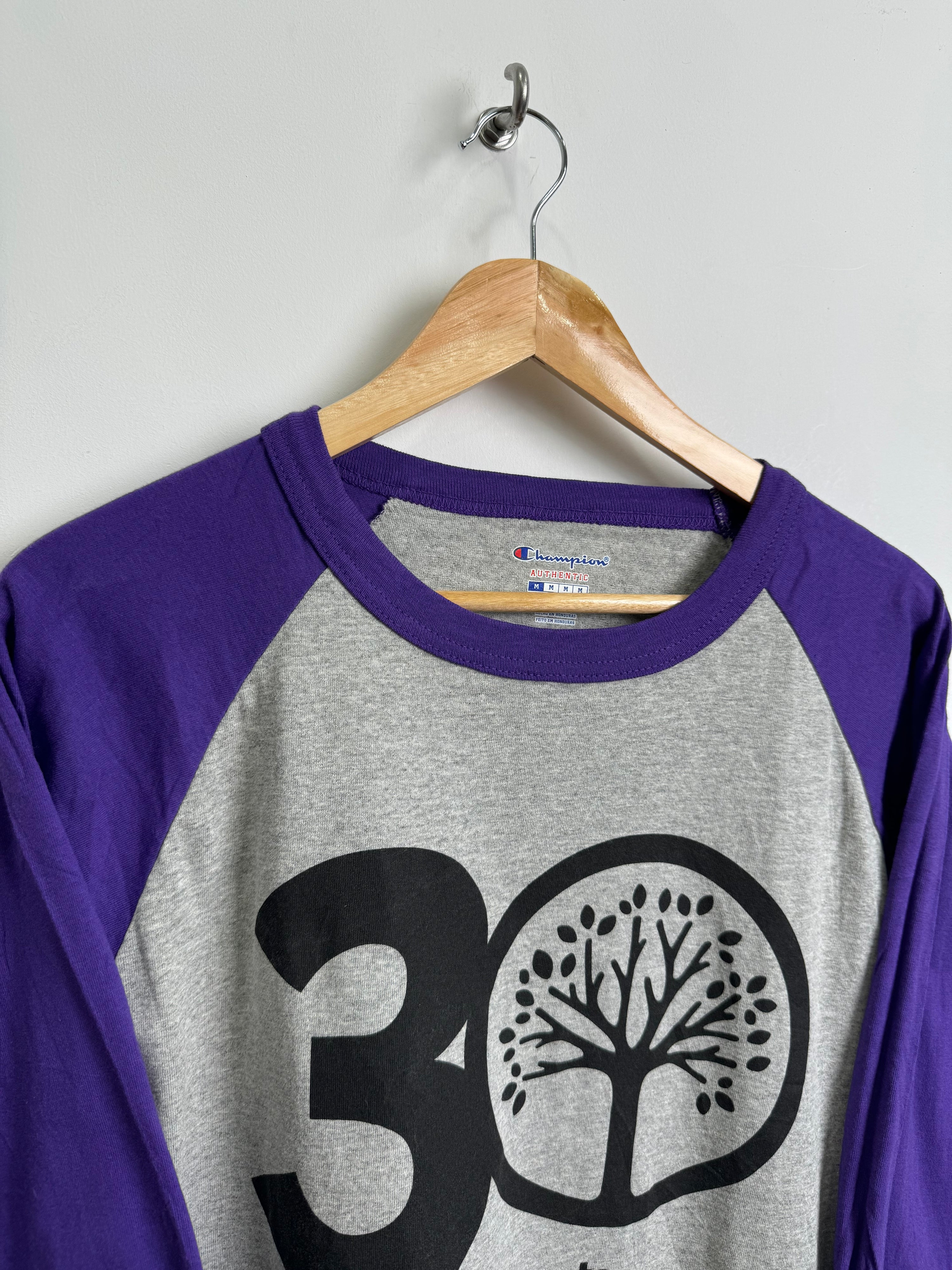 CHAMPION 30 Days to Family Ohio Long-Sleeved Tee in Grey & Purple