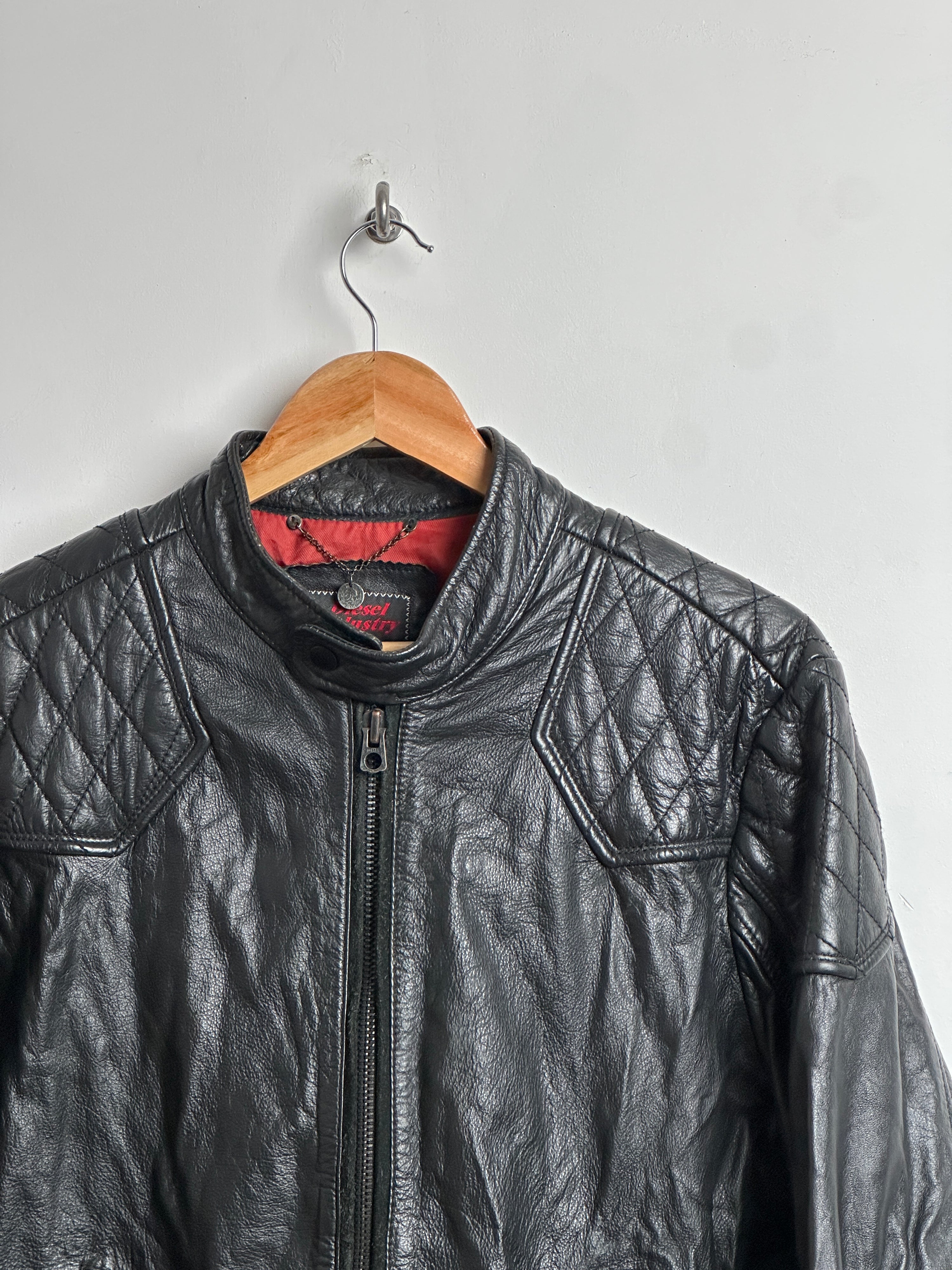 DIESEL INDUSTRY Premium Leather Jacket