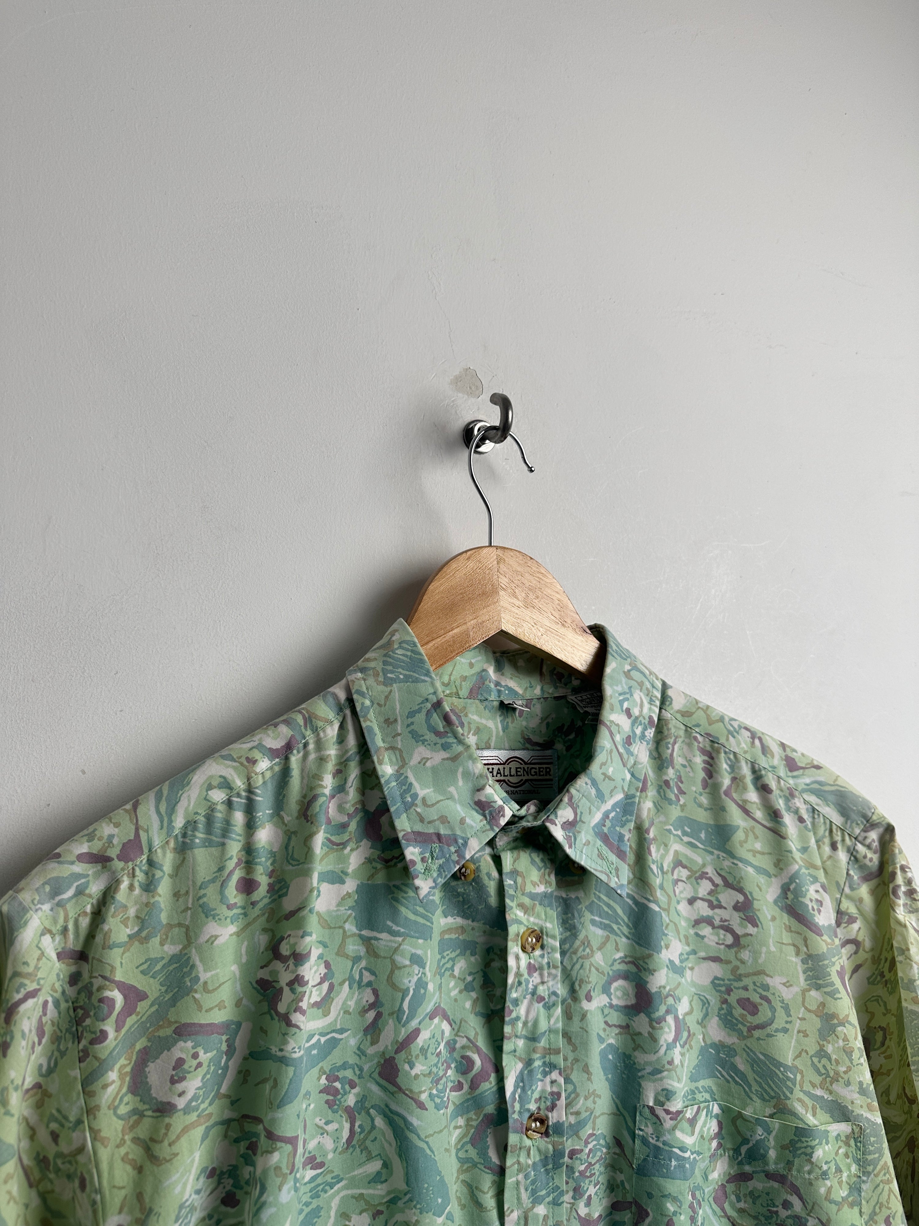 CHALLENGER short sleeved shirt in green