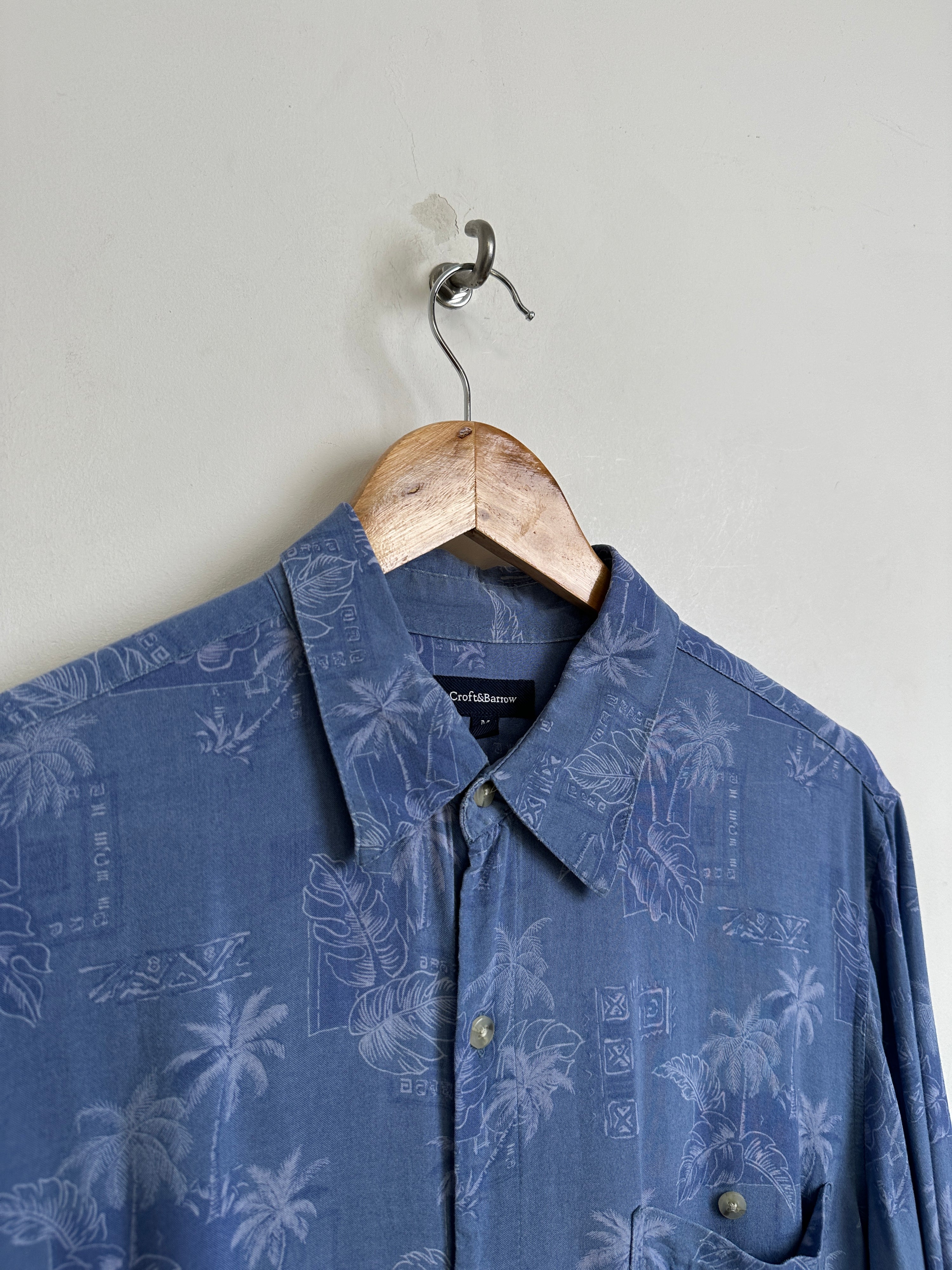 CROFT&BARROW Palm Tree Shirt
