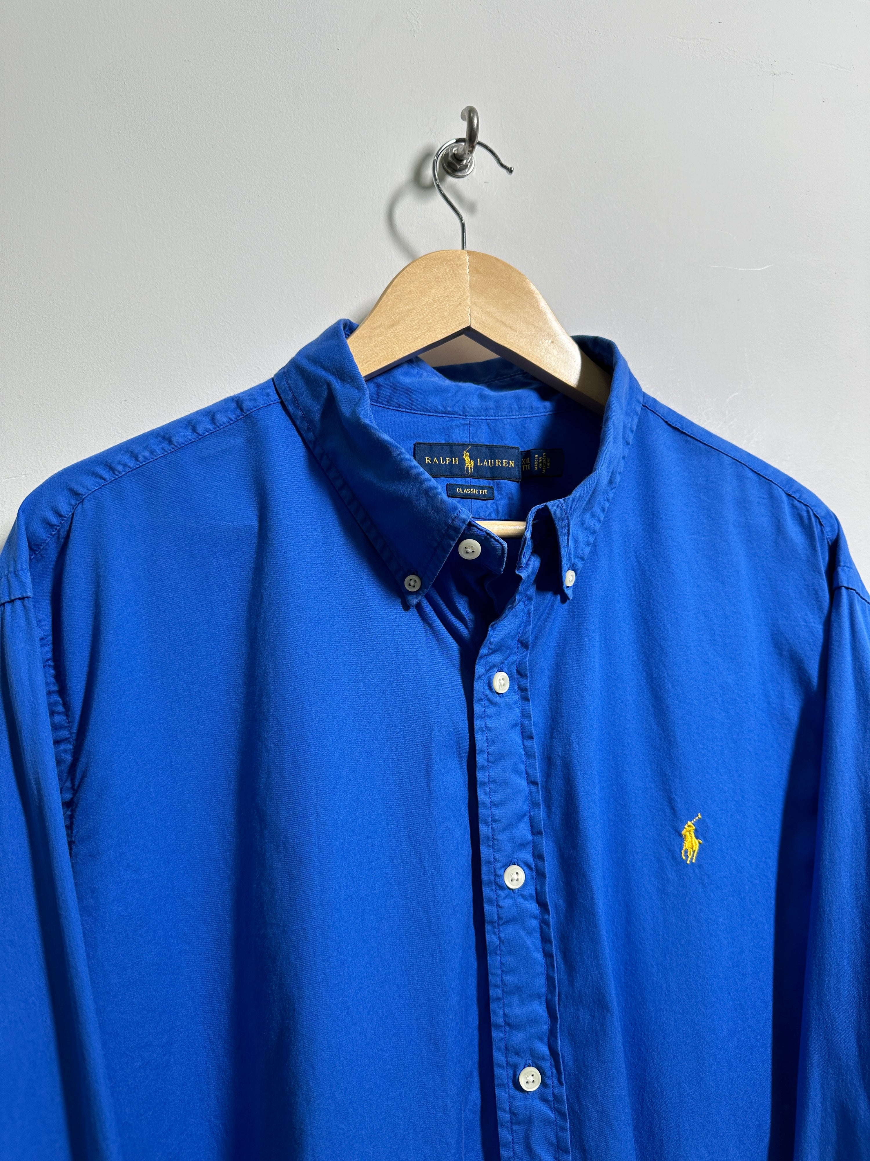 RALPH LAUREN long-sleeve shirt in blue
