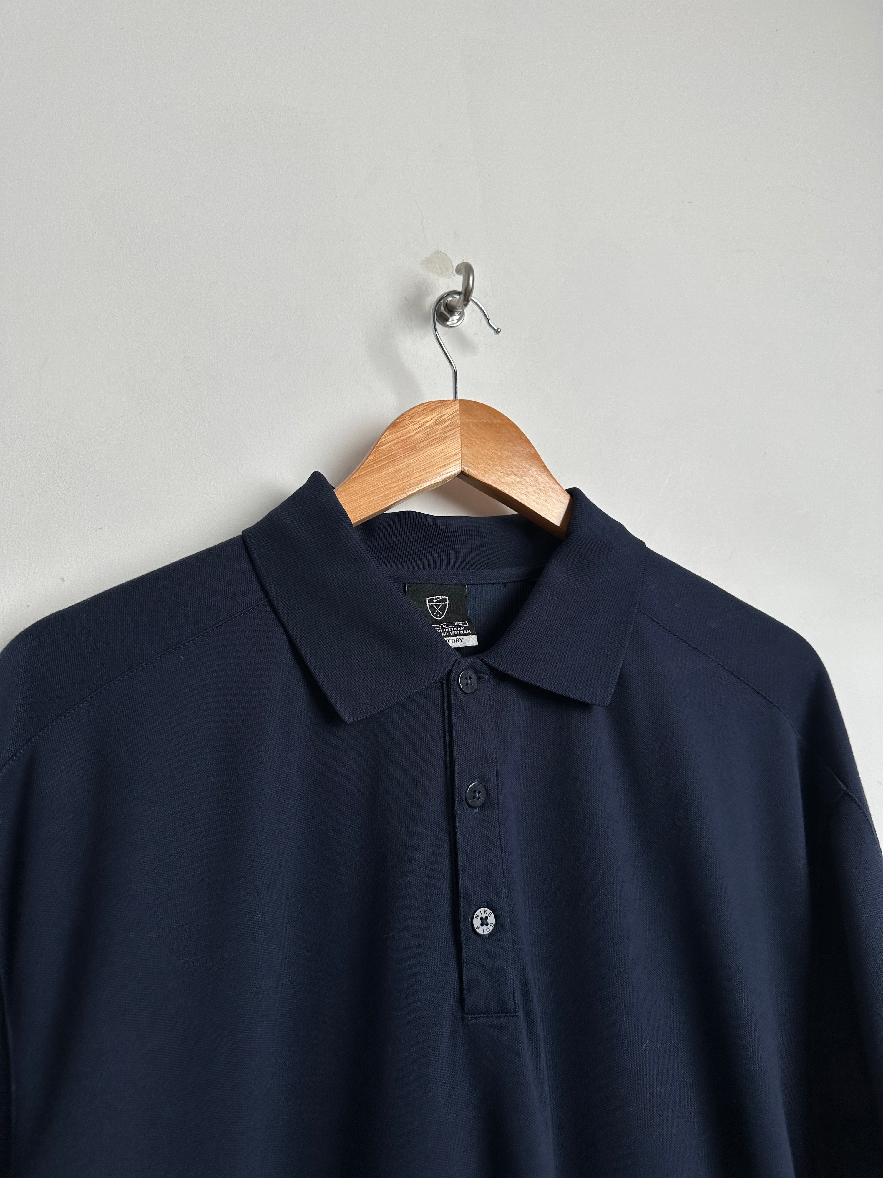 NIKE short-sleeve polo shirt in dark blue
