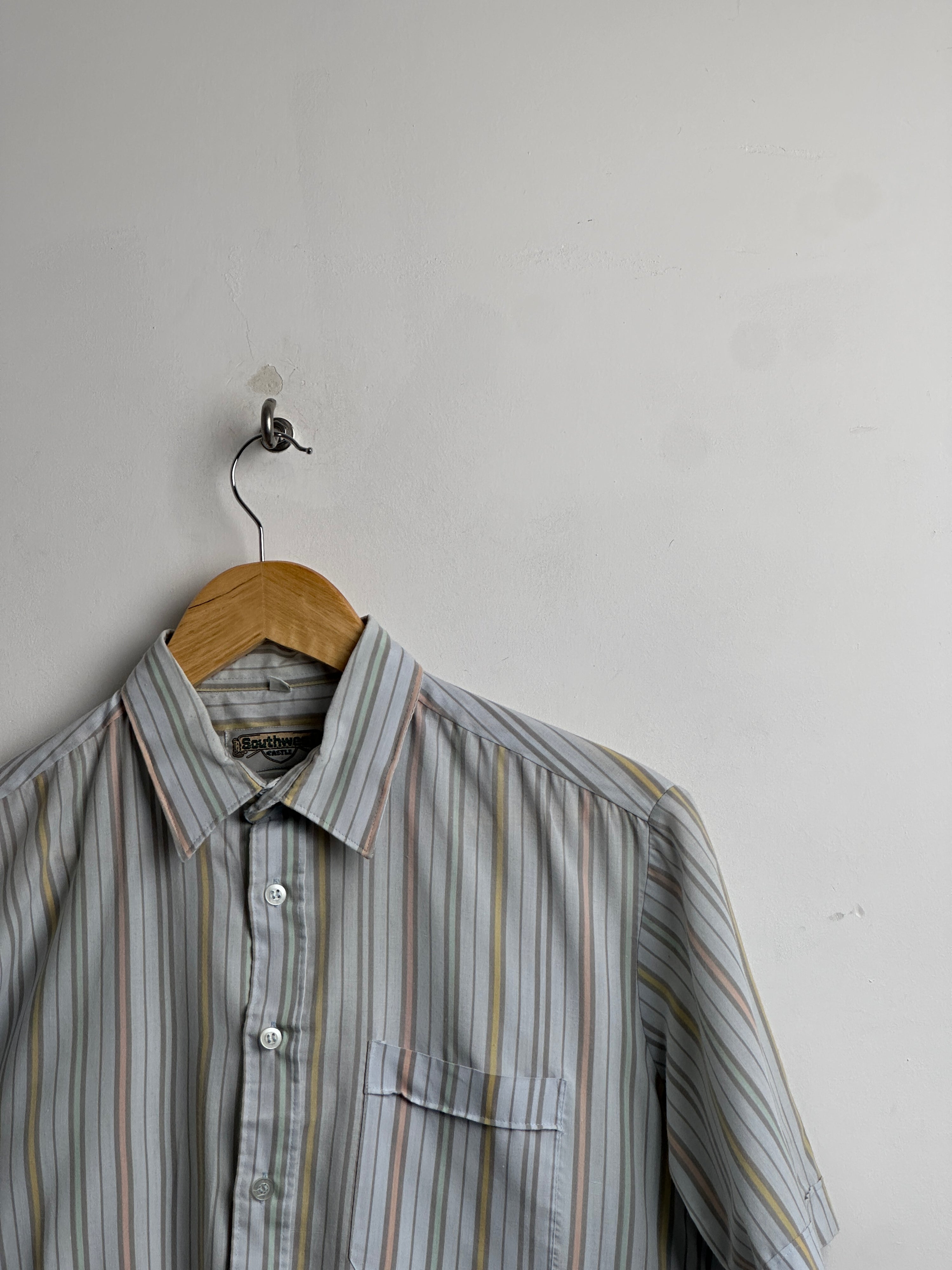 SOUTHWEST CASTLE striped short sleeved shirt