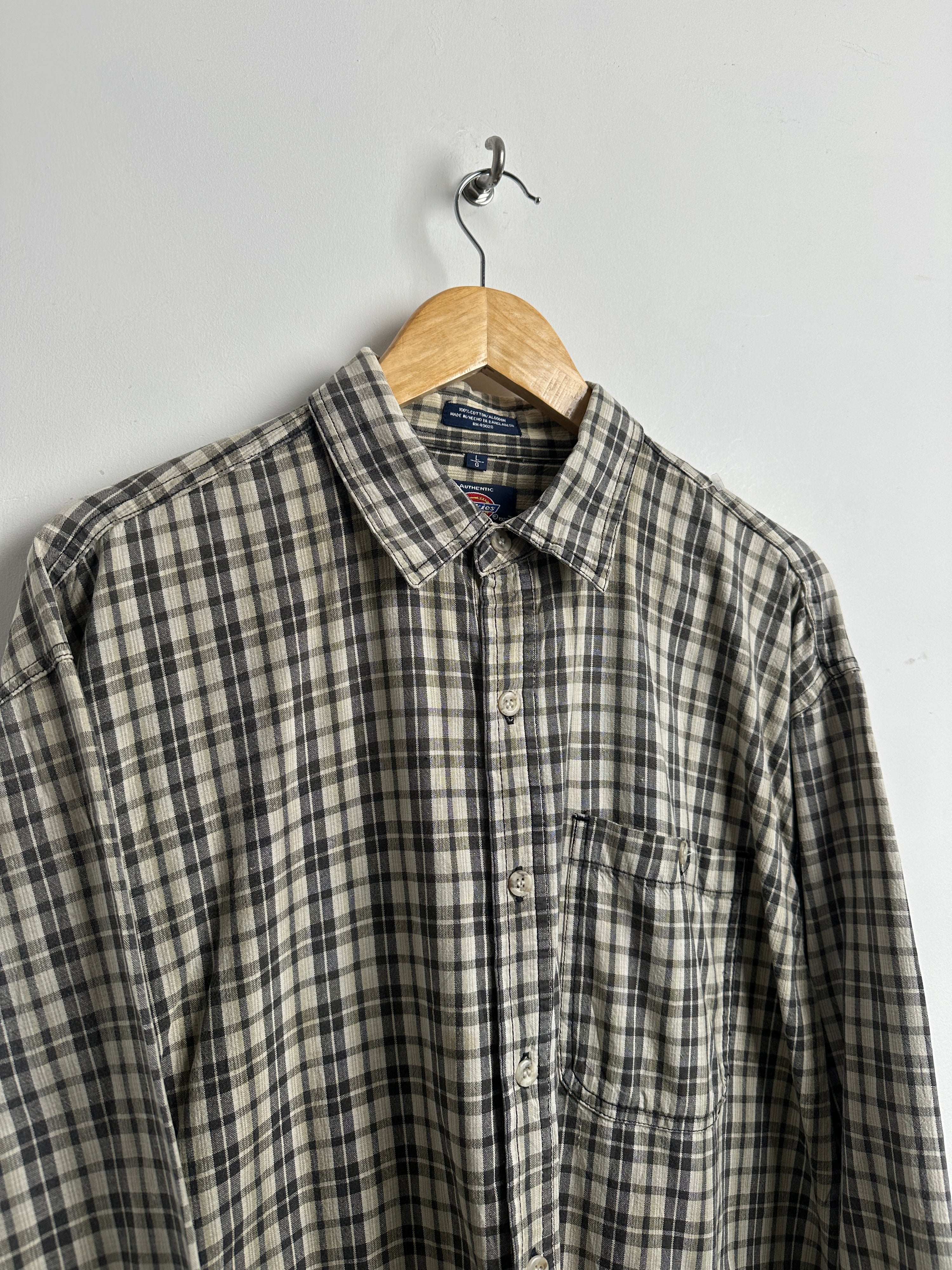 Dickies plaid long sleeve shirt