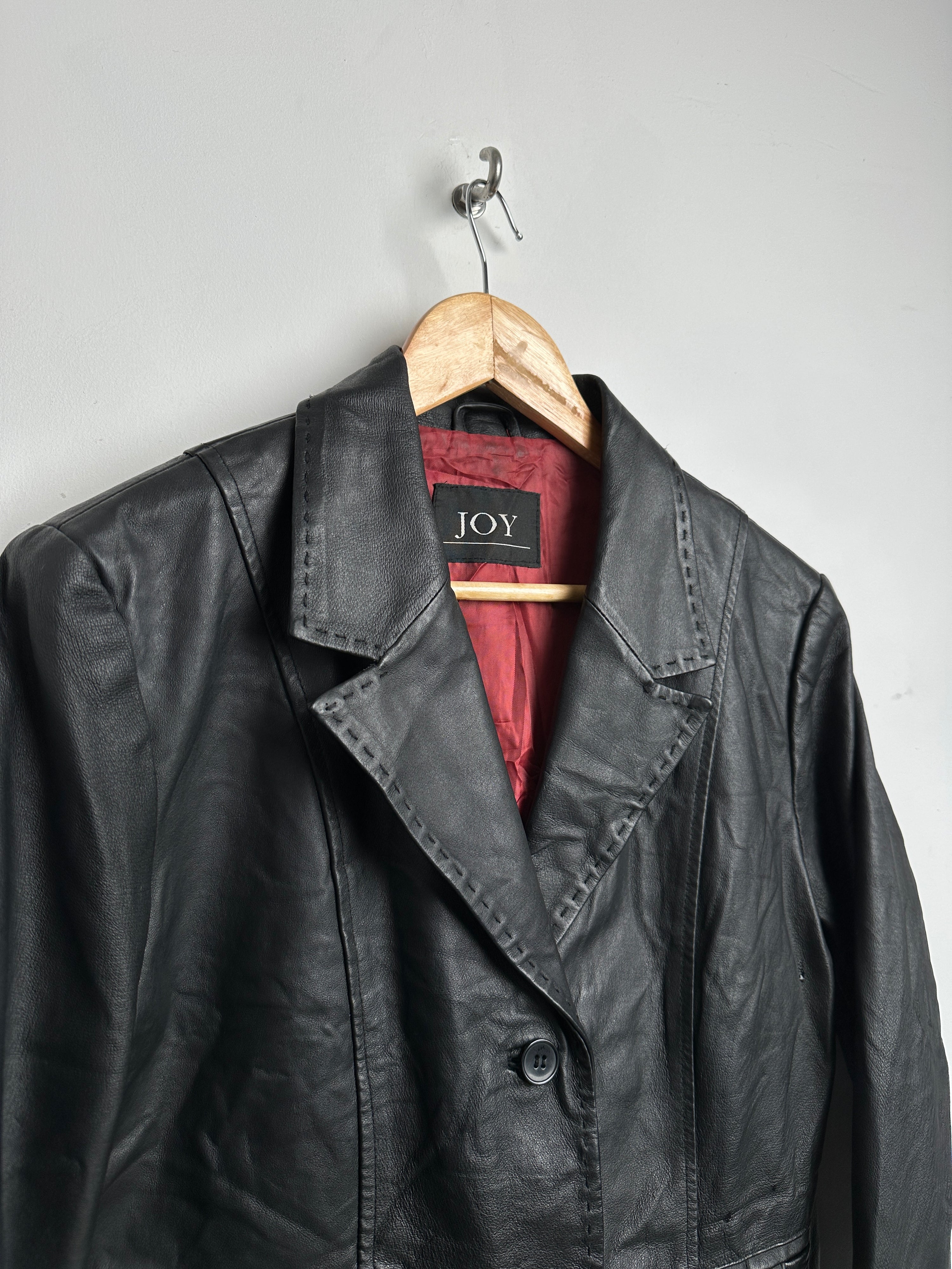 JOY leather blazer jacket