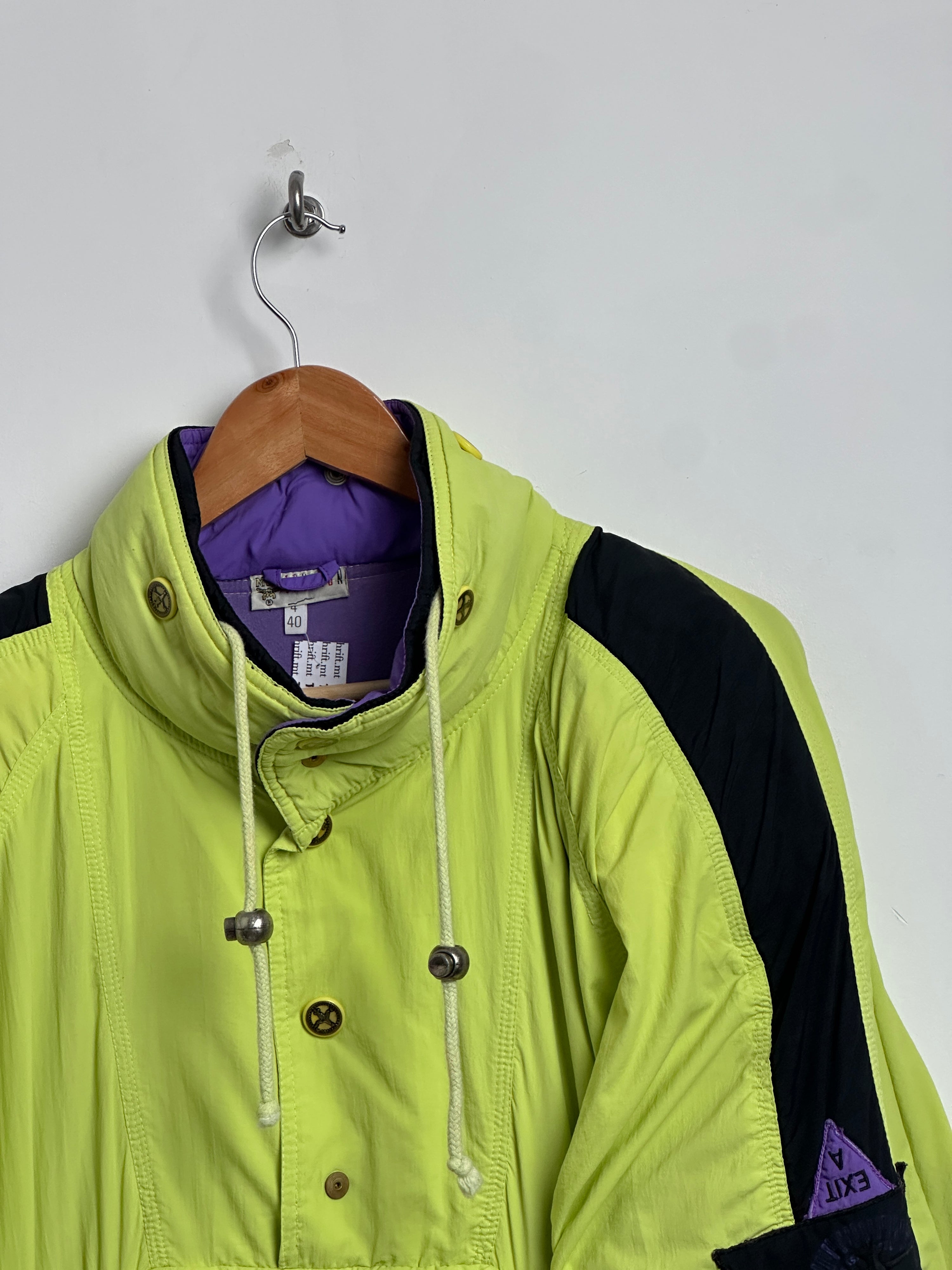 Vintage Highlighter Windbreaker Jacket