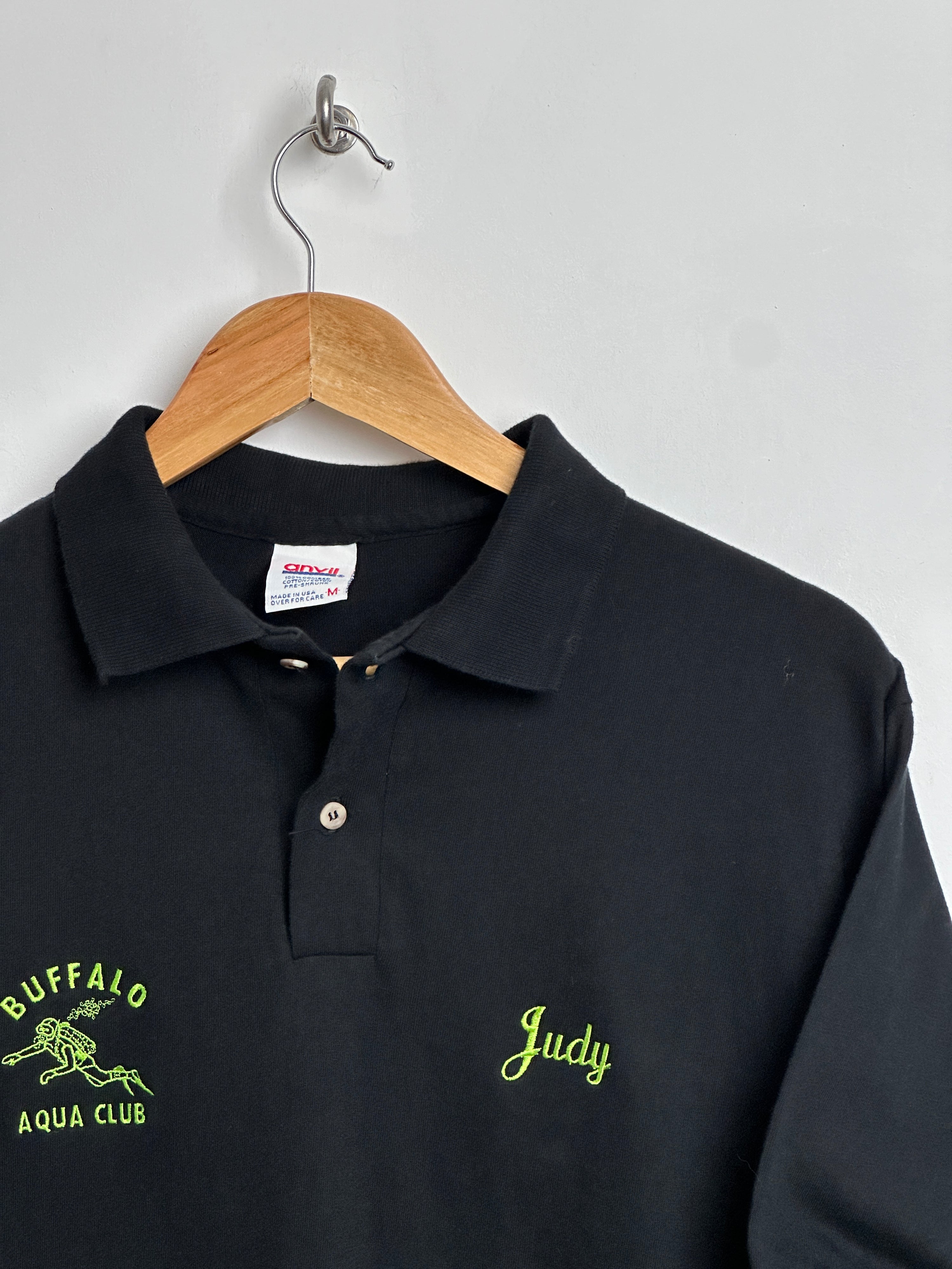 Buffalo Aqua Club polo shirt in black