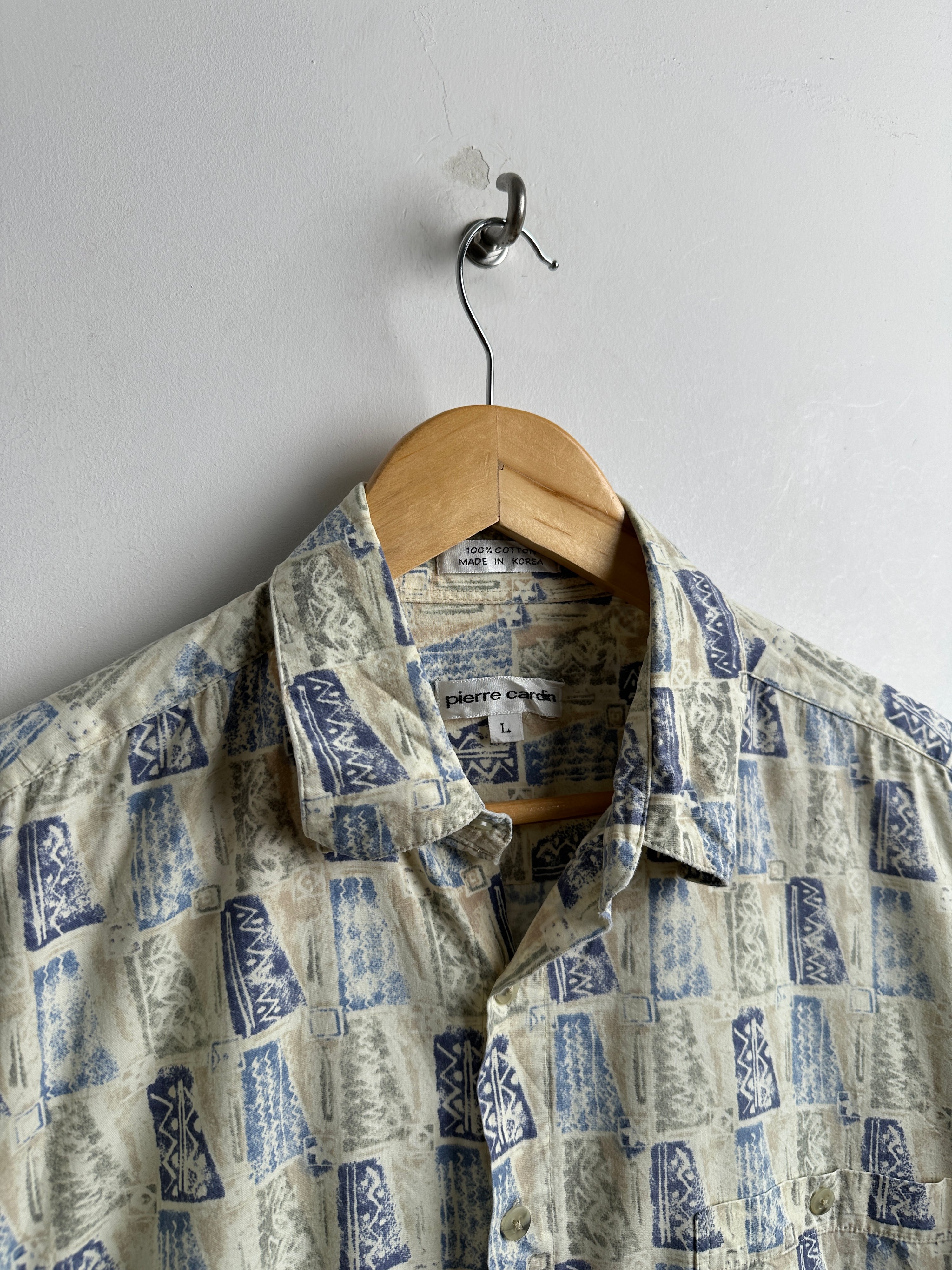 PIERRE CARDIN cotton short sleeve shirt