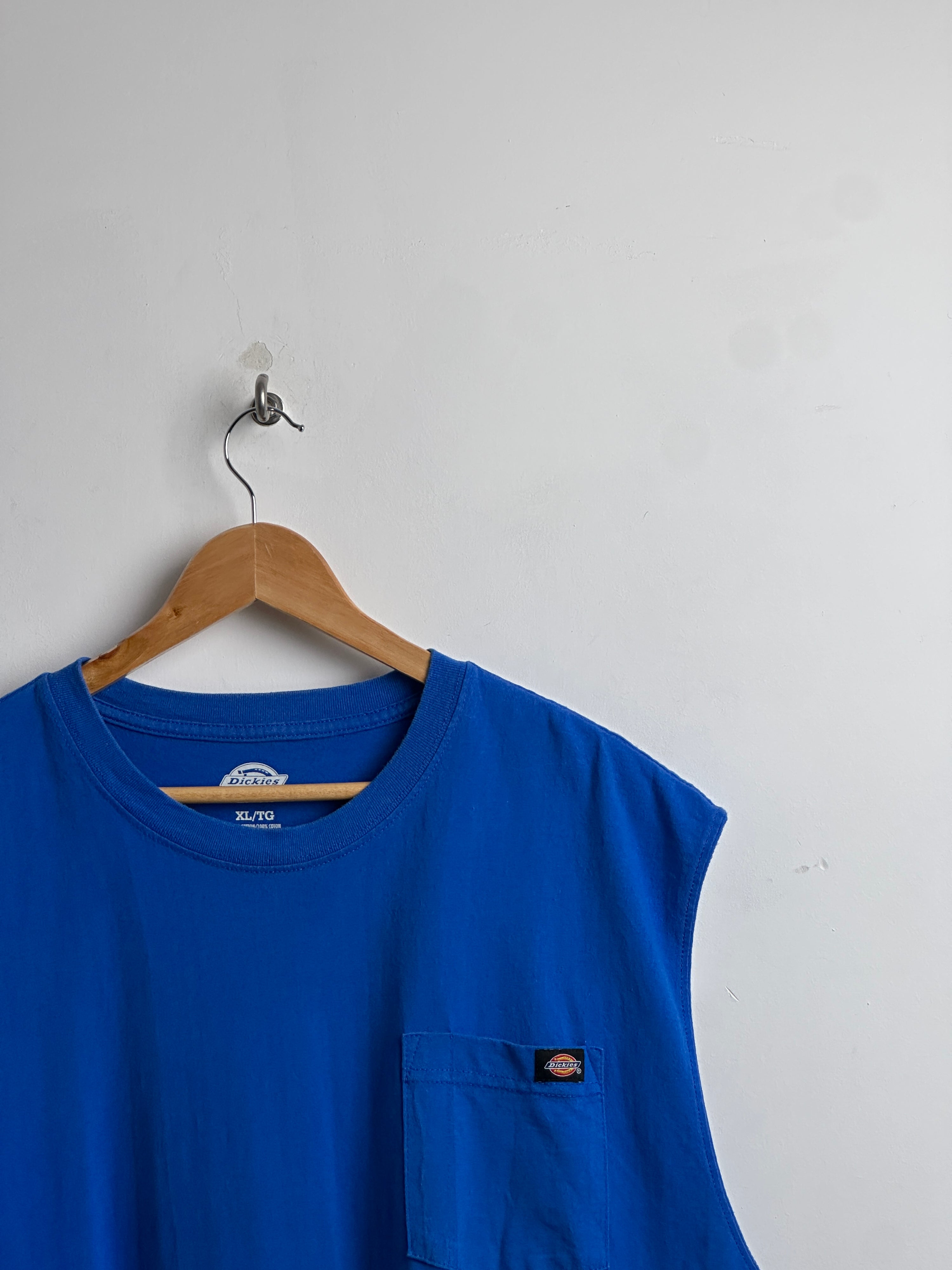 DICKIES Electric Blue Sleeveless Tee