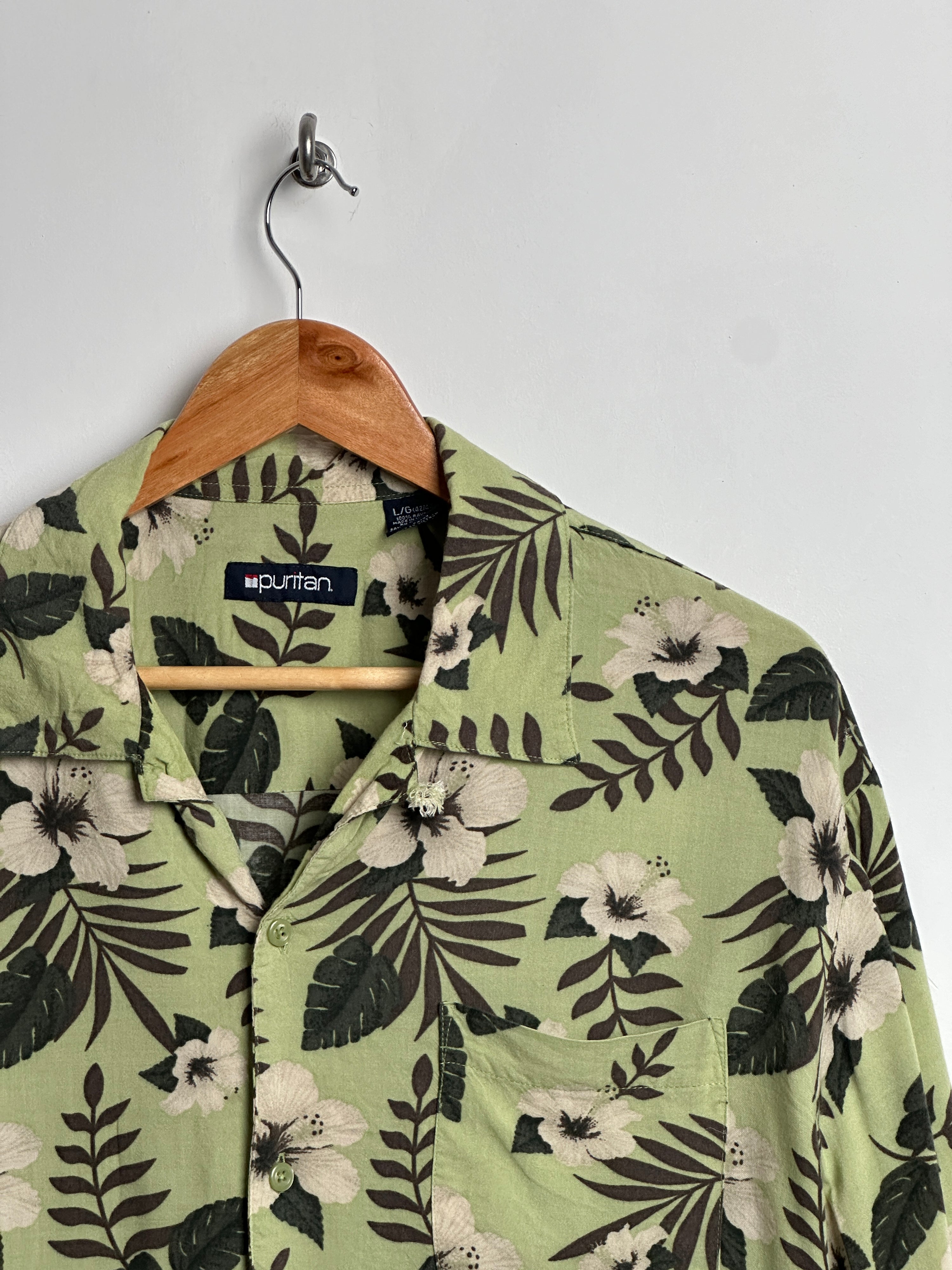 PURITAN vintage Hawaiian short-sleeve shirt