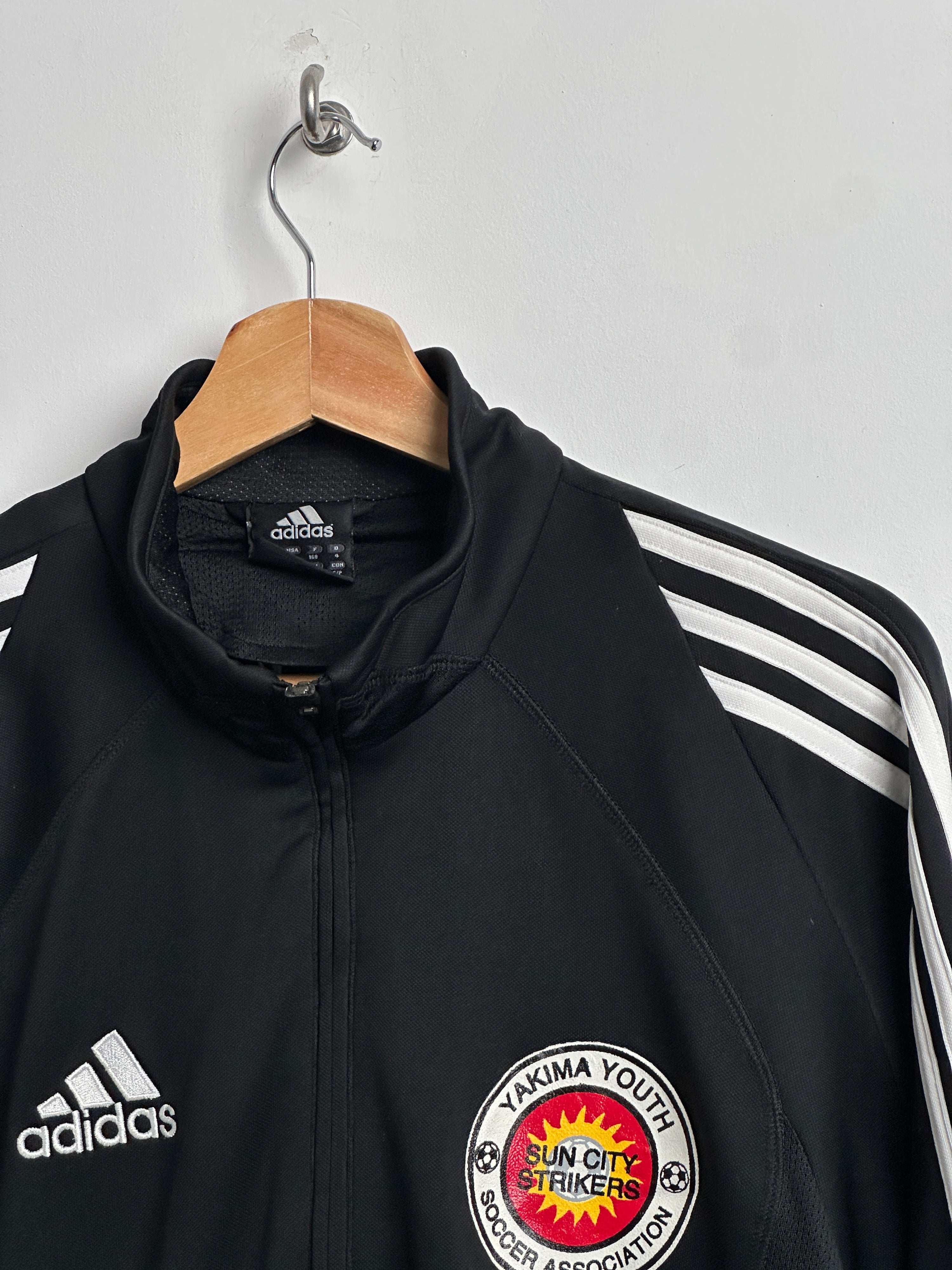 ADIDAS YAKIMA YOUTH BLACK TRAINING ZIP-UP