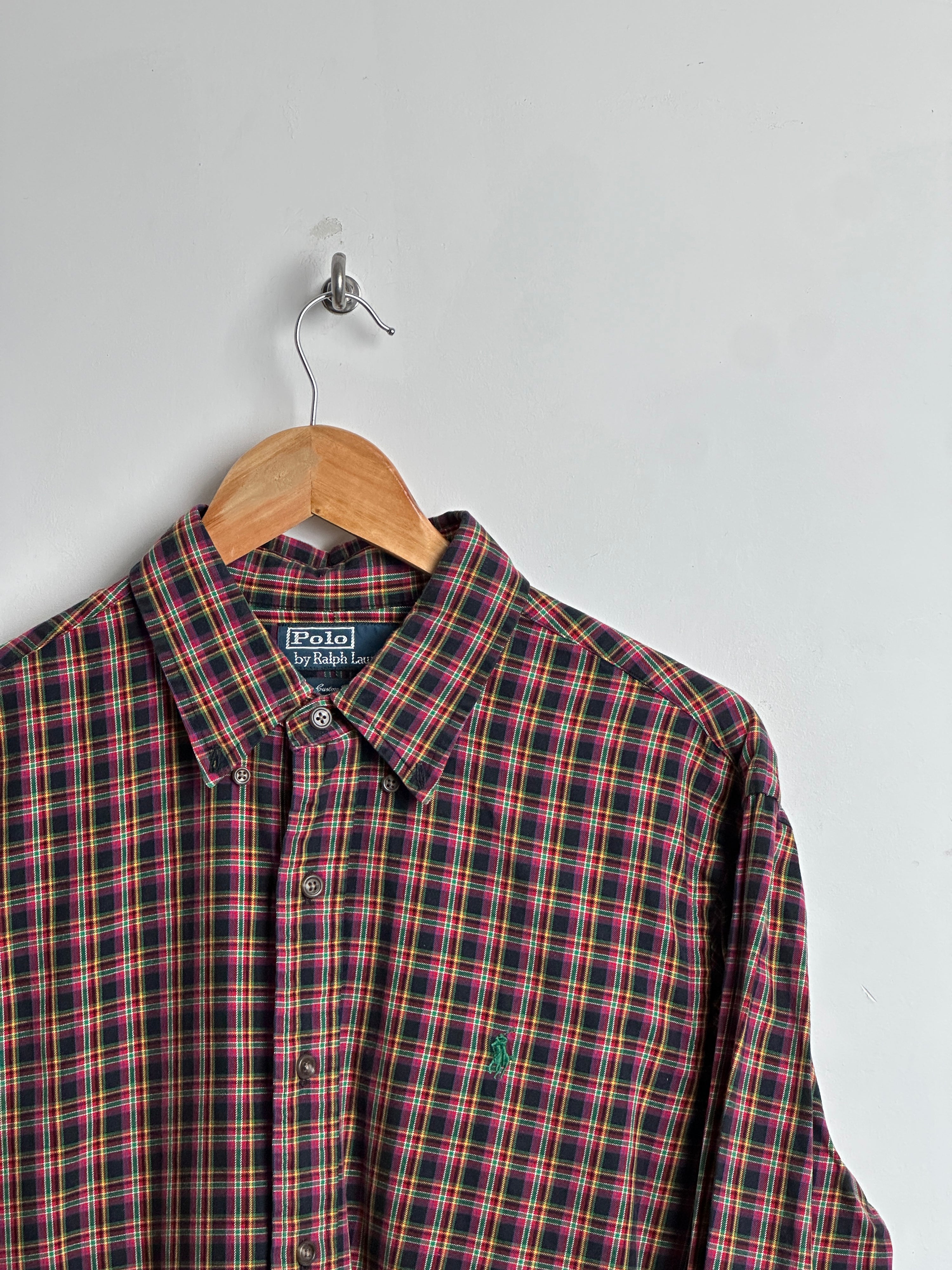 POLO RALPH LAUREN CHECKED LONG SLEEVE SHIRT