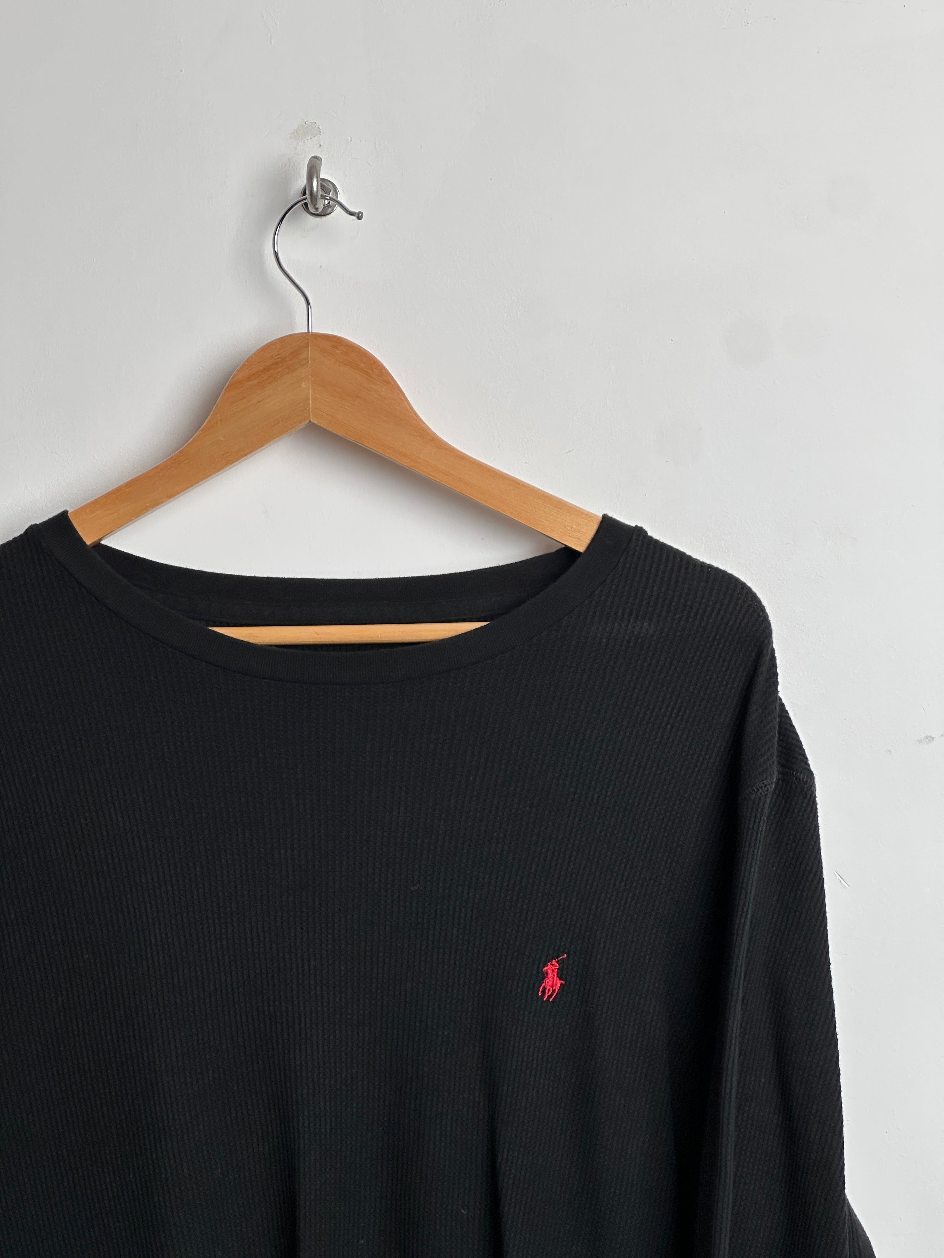 POLO RALPH LAUREN LONG SLEEVE SHIRT IN BLACK