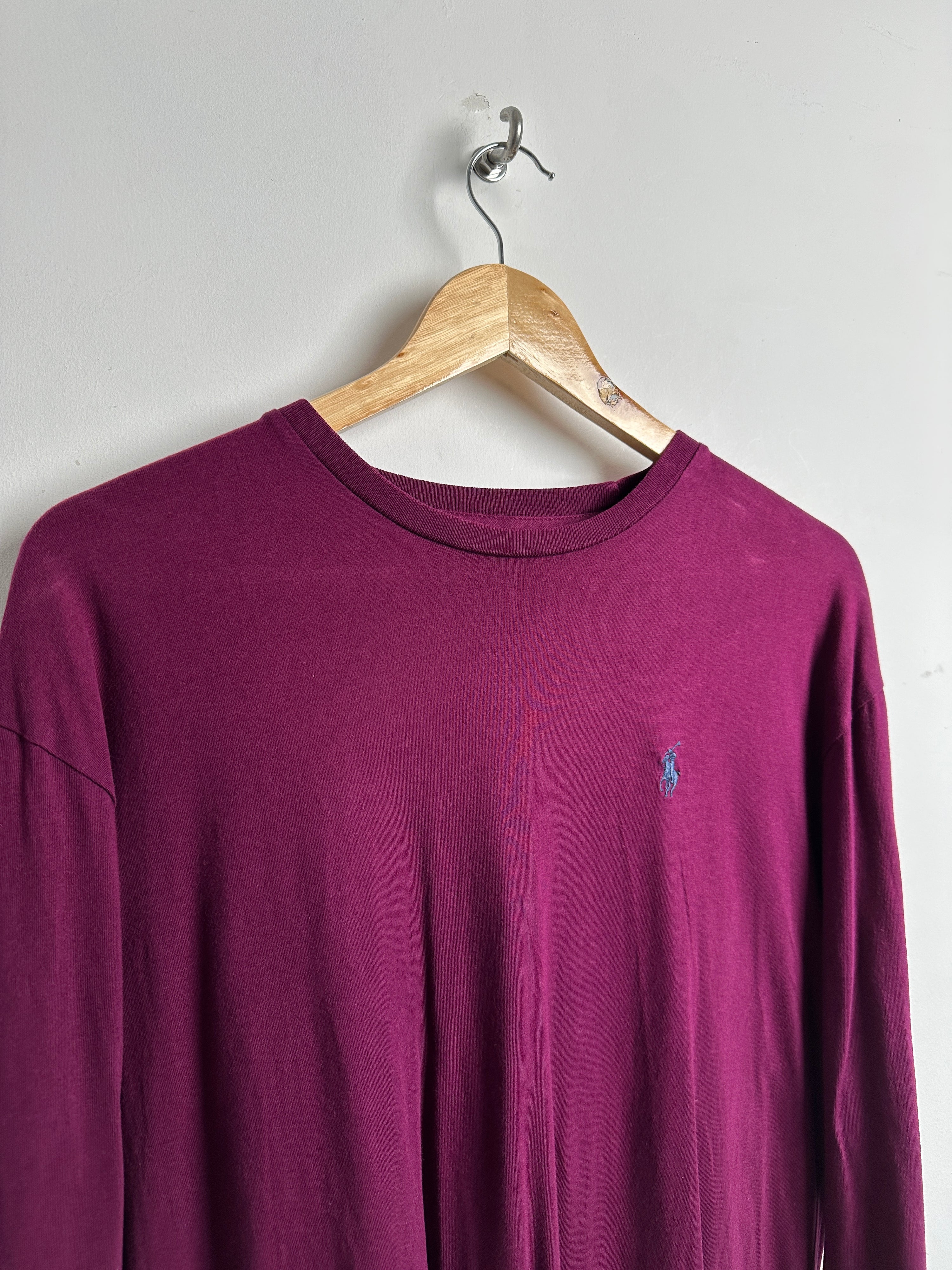 POLO RALPH LAUREN LONG SLEEVE SHIRT IN LILAC