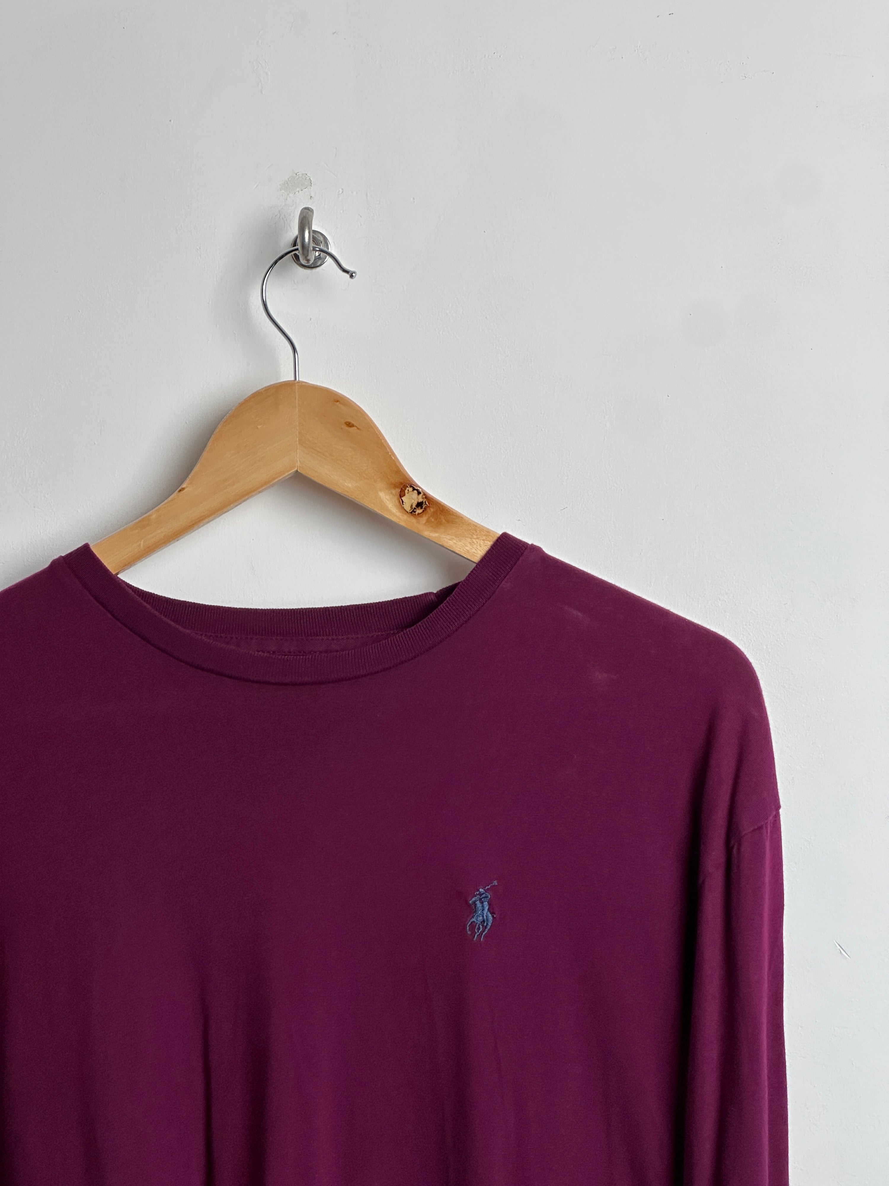 POLO RALPH LAUREN LONG SLEEVE SHIRT IN LILAC