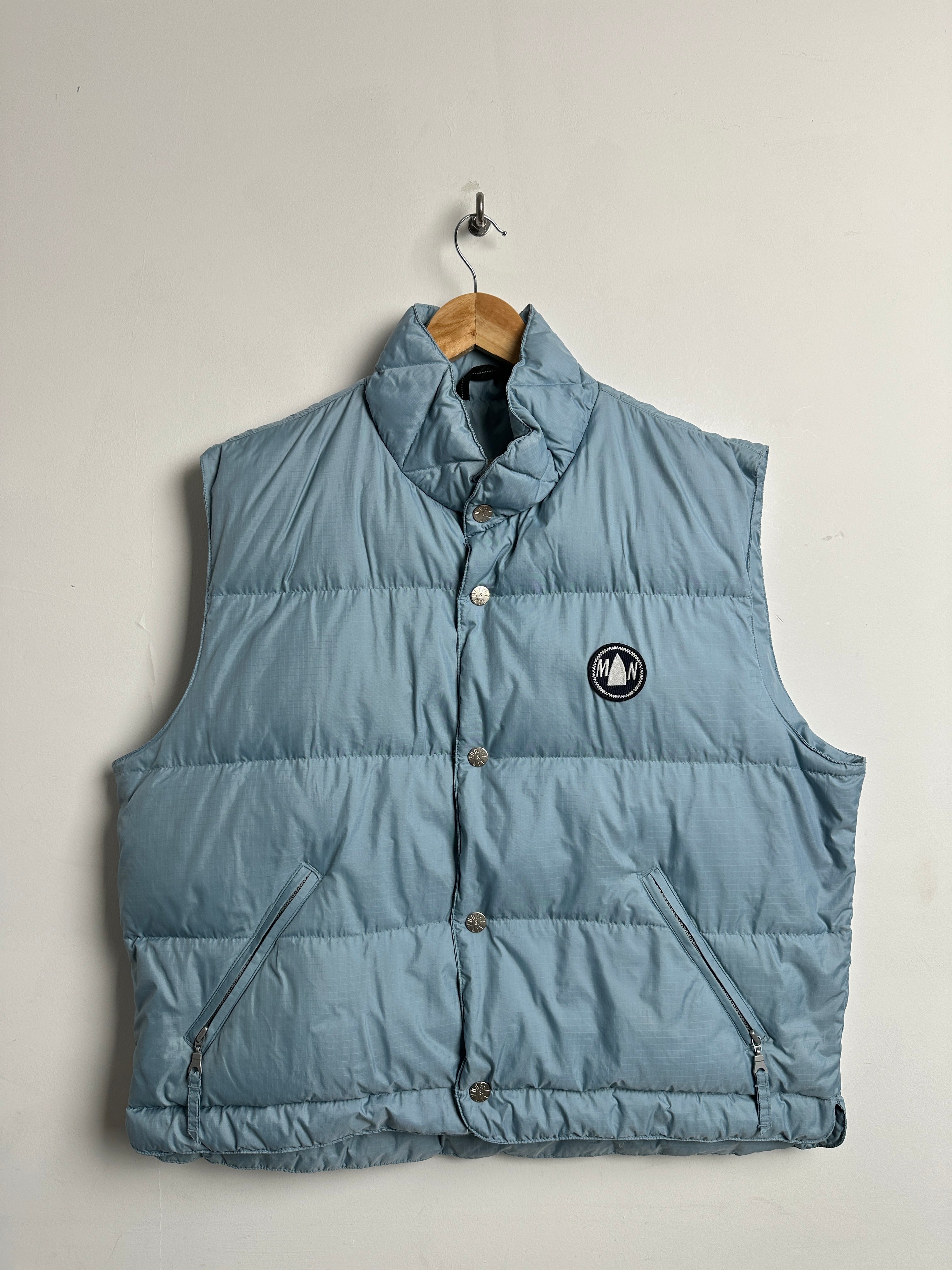 MURPHY&NYE PUFFER VEST IN BLUE