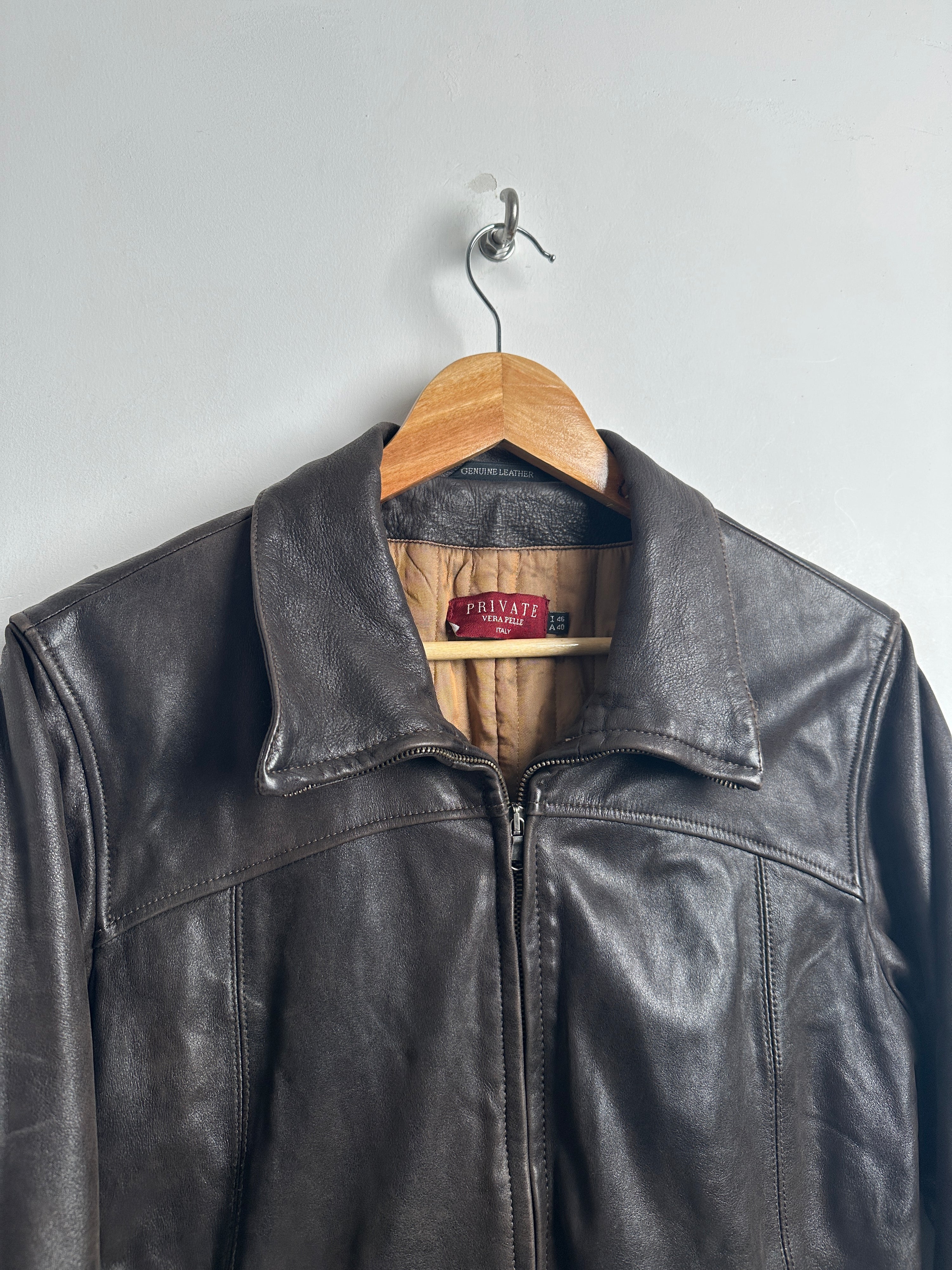 PRIVATE VERA PELLE LEATHER JACKET