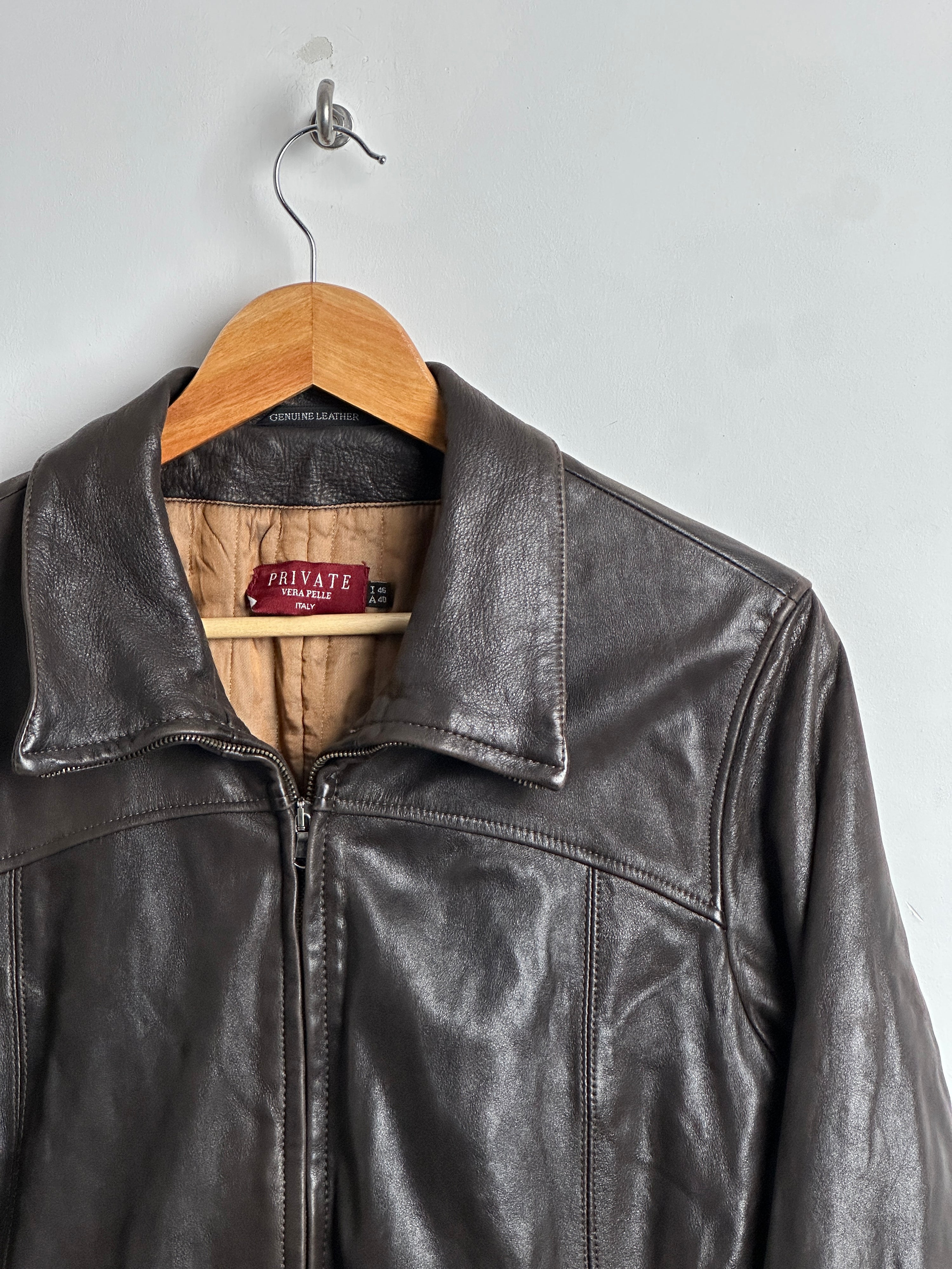 PRIVATE VERA PELLE LEATHER JACKET